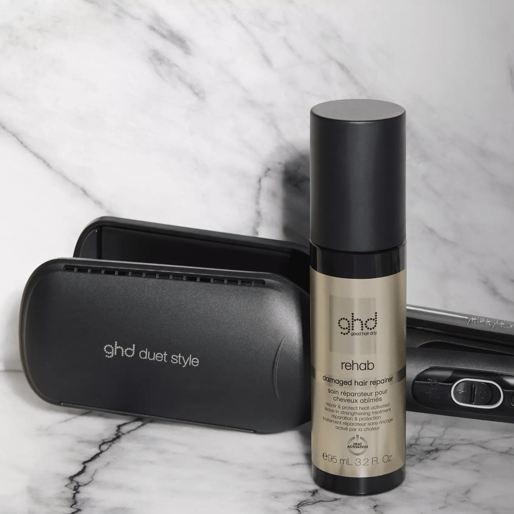 GHD. Soin Réparateur Cheveux Abîmés Rehab - 95 ml - Concept C. Shop