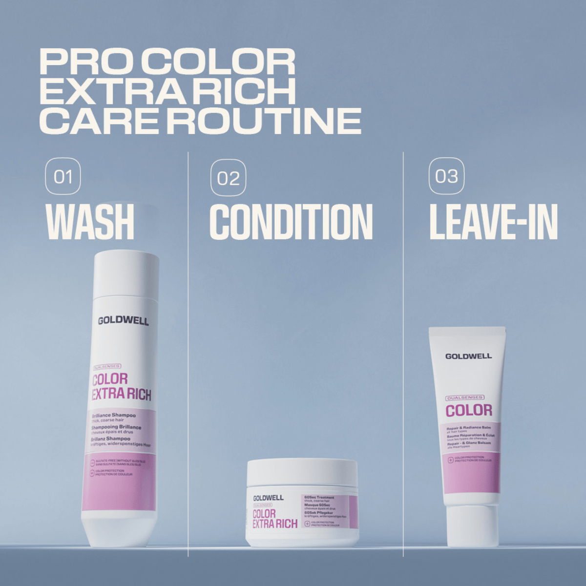 Goldwell. Masque 60 Secondes Brillance Cheveux Épais Color Extra Rich - 200 ml - Concept C. Shop