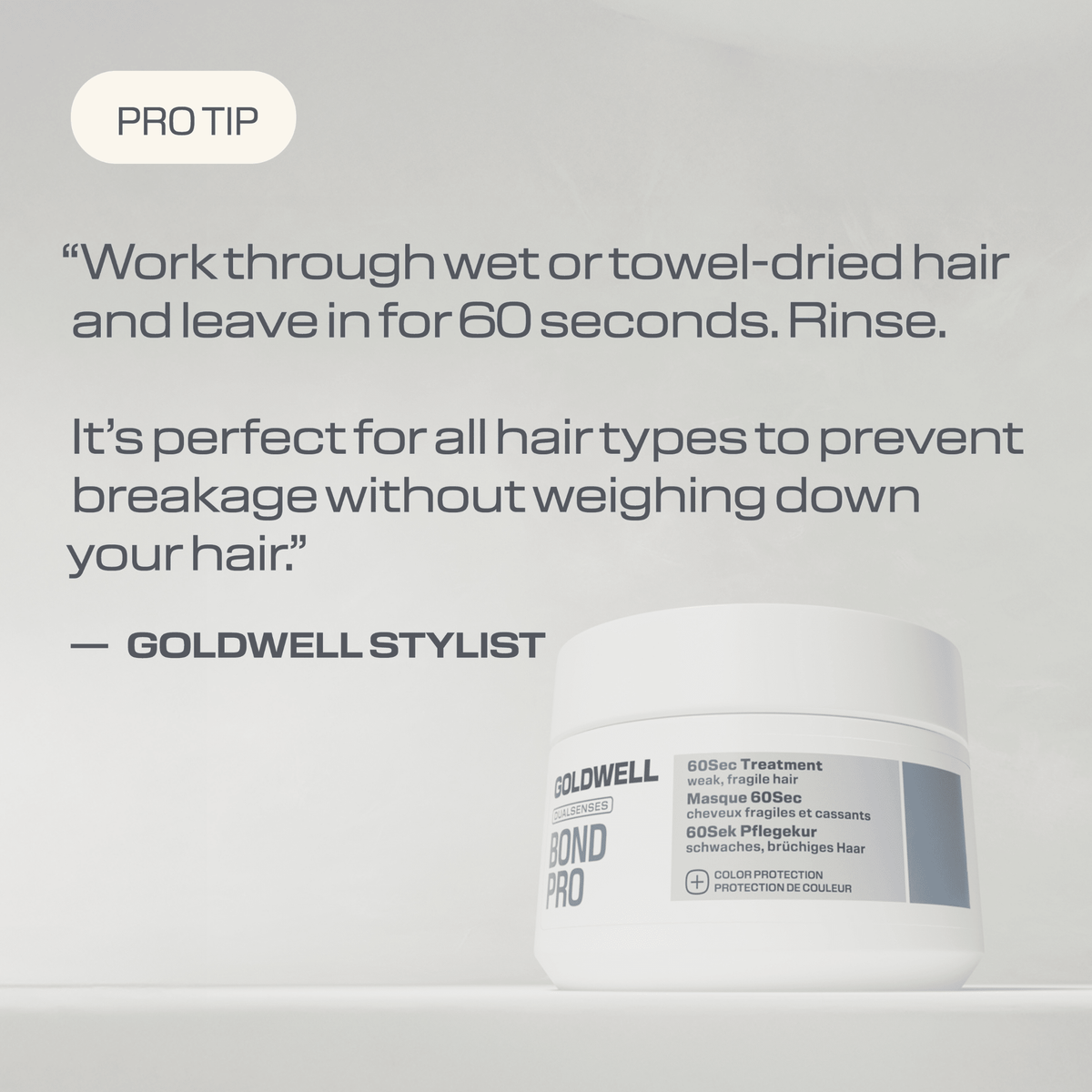 Goldwell. Masque 60 Secondes Fortifiant Bond Pro - 200 ml - Concept C. Shop