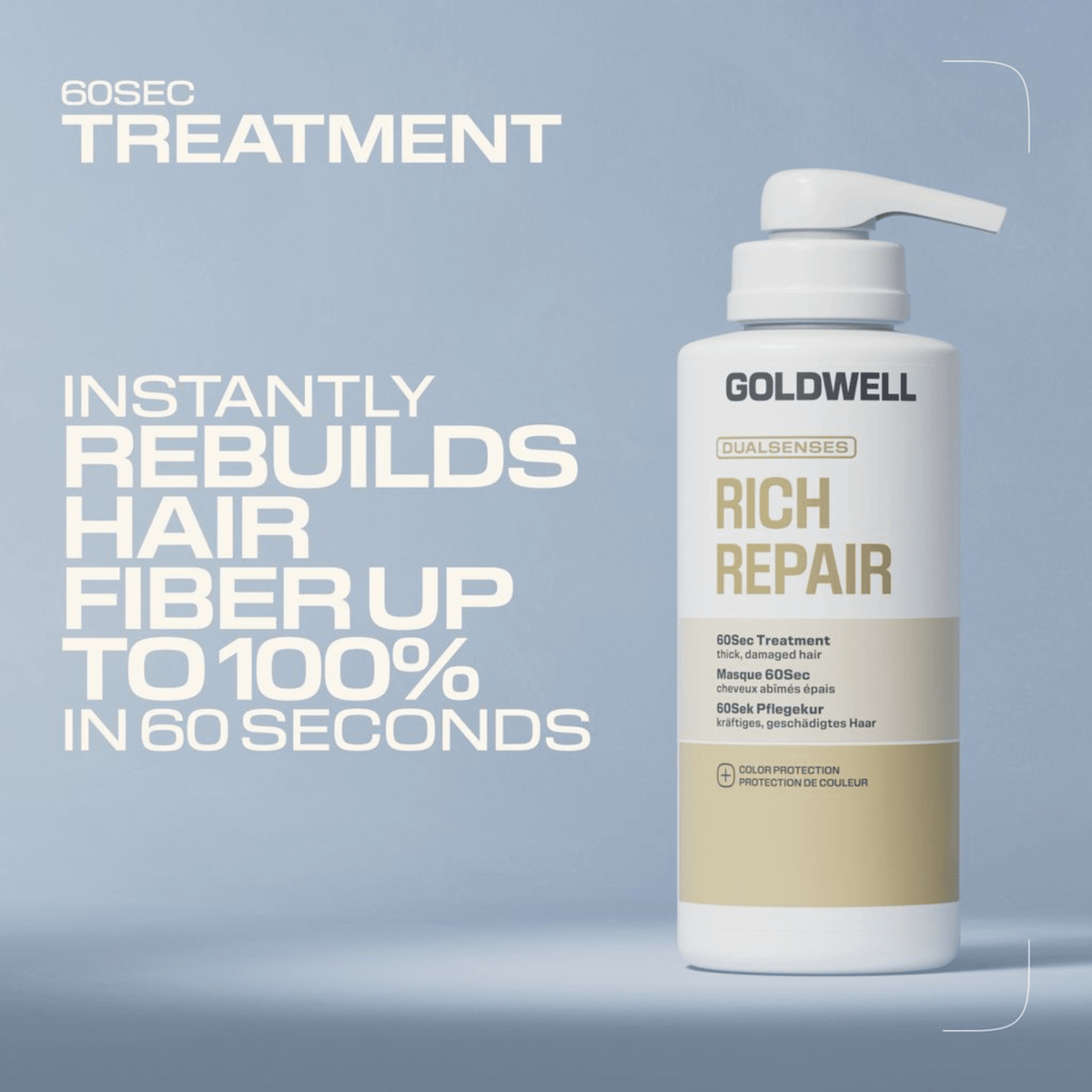 Goldwell. Masque 60 Secondes Réparateur Rich Repair - 500 ml - Concept C. Shop