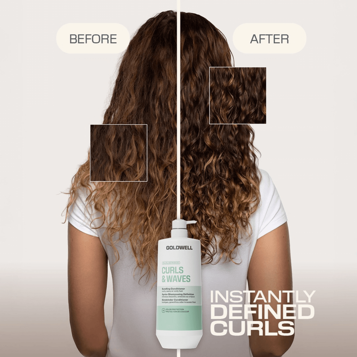 Goldwell. Revitalisant Définition Cheveux Bouclés Et Ondulés Curls & Waves - 1000 ml - Concept C. Shop