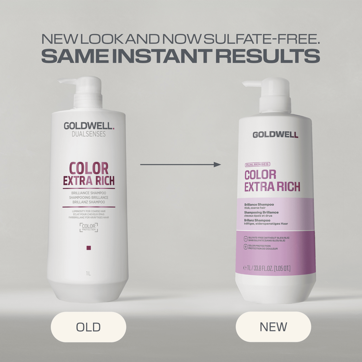Goldwell. Shampoing Brillance Cheveux Épais Color Extra Rich - 1000 ml - Concept C. Shop