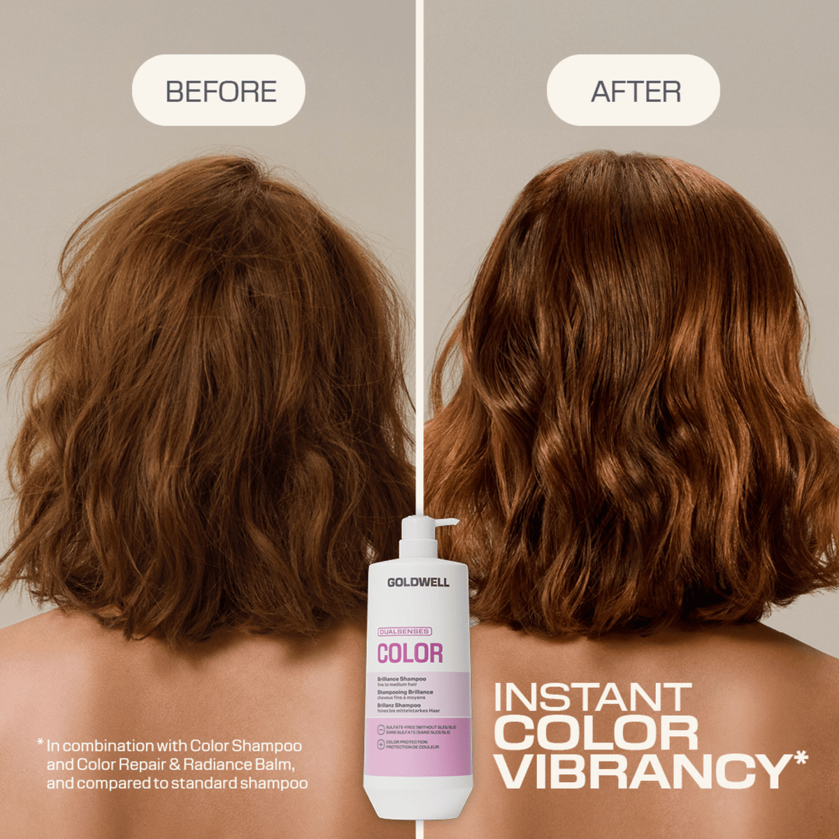 Goldwell. Shampoing Brillance Color - 1000 ml - Concept C. Shop