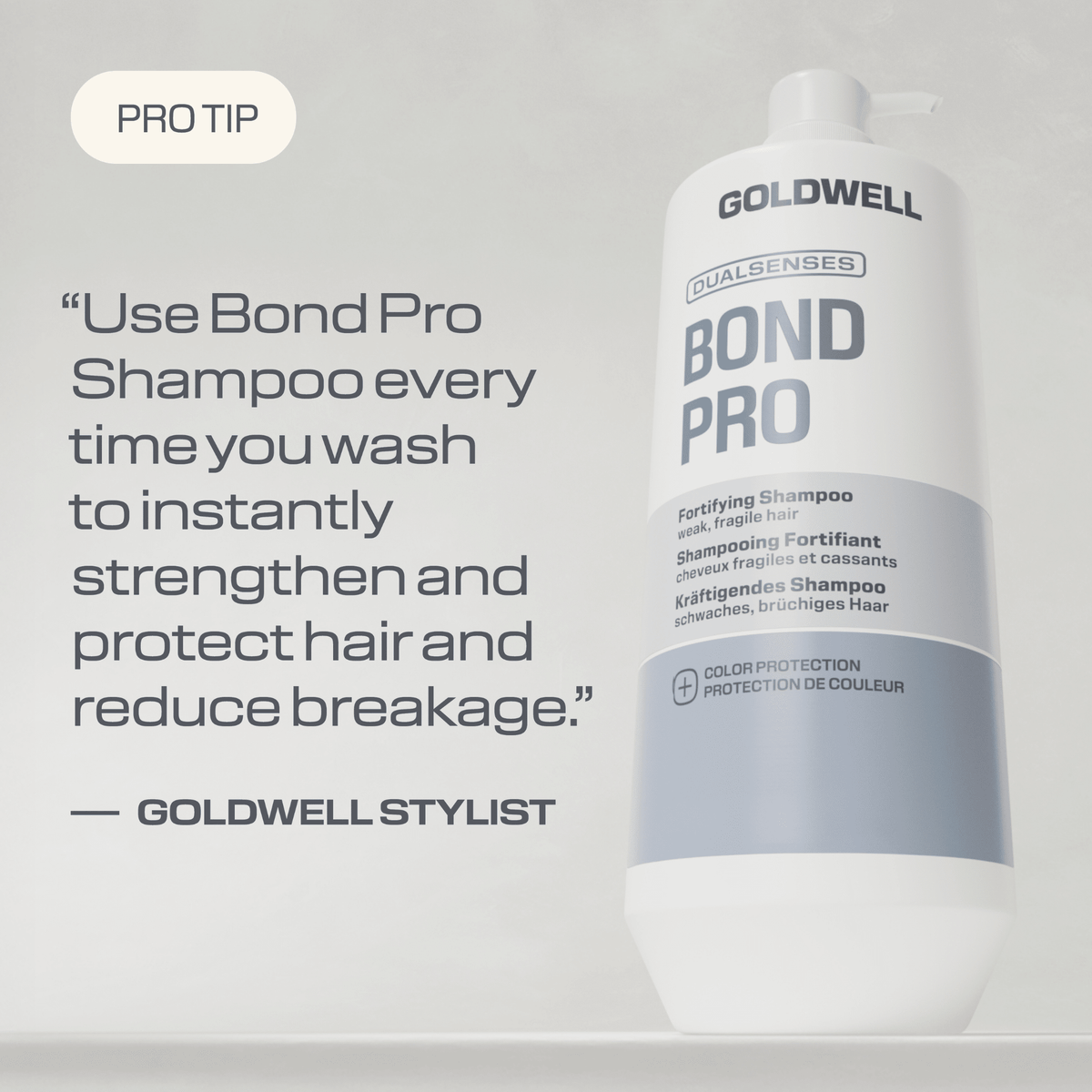 Goldwell. Shampoing Fortifiant Bond Pro - 1000 ml - Concept C. Shop