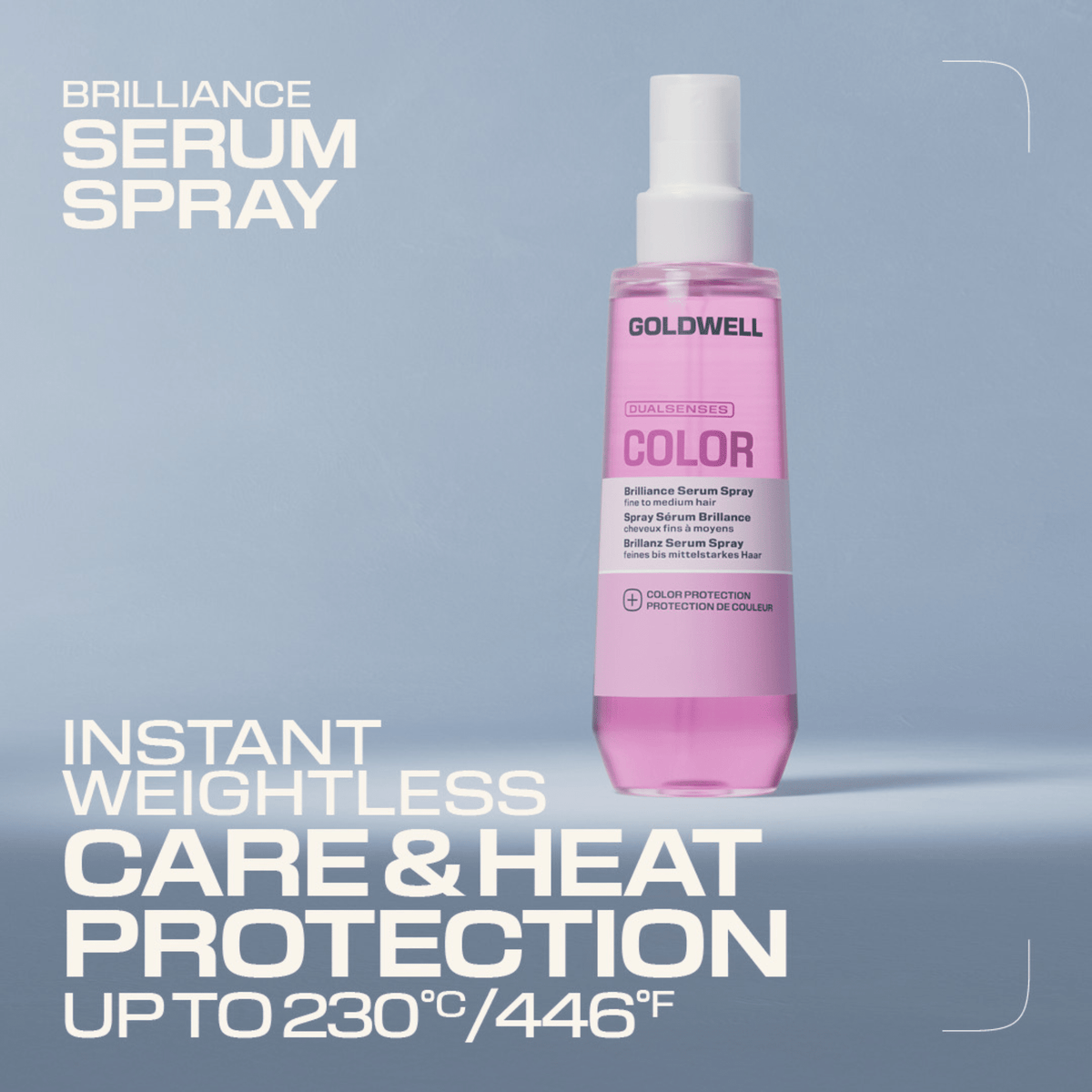 Goldwell. Spray Sérum Brillance Cheveux Fins À Moyens Color - 150 ml - Concept C. Shop
