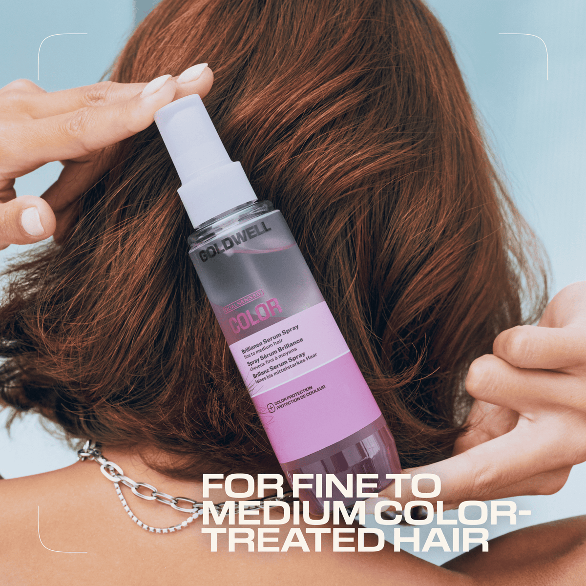 Goldwell. Spray Sérum Brillance Cheveux Fins À Moyens Color - 150 ml - Concept C. Shop