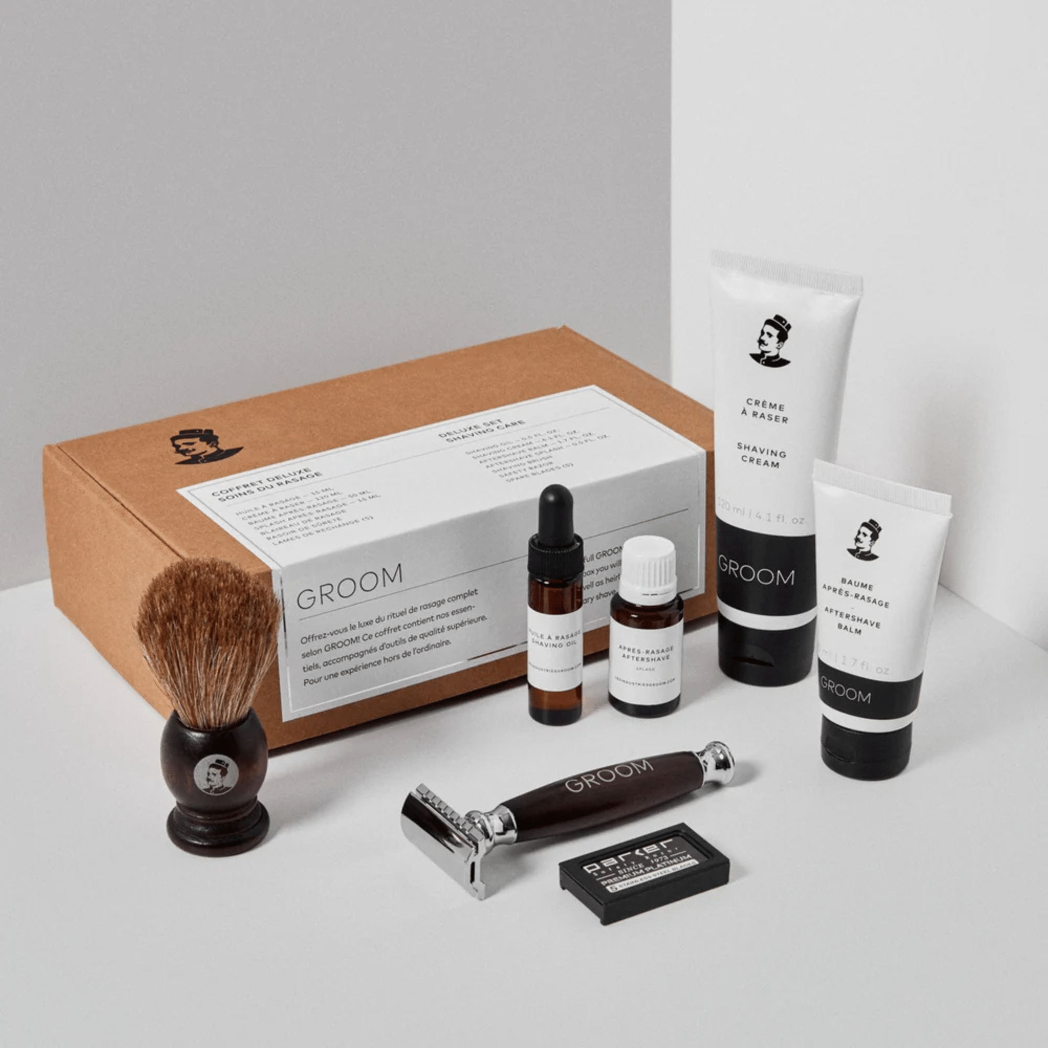 Groom. Coffret Deluxe - Soins du Rasage - Concept C. Shop