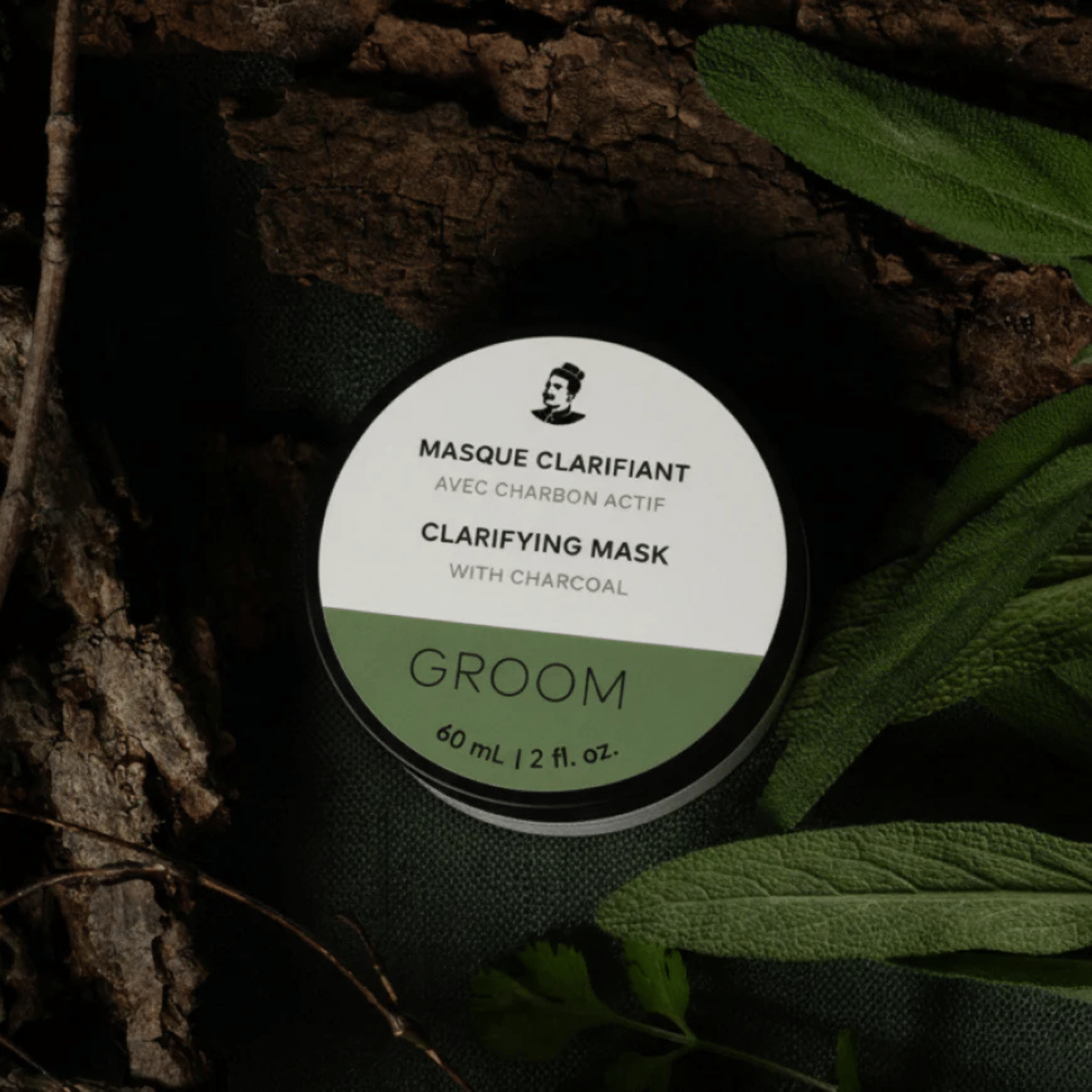 Groom. Masque Clarifiant avec Charbon Actif - 60 ml - Concept C. Shop
