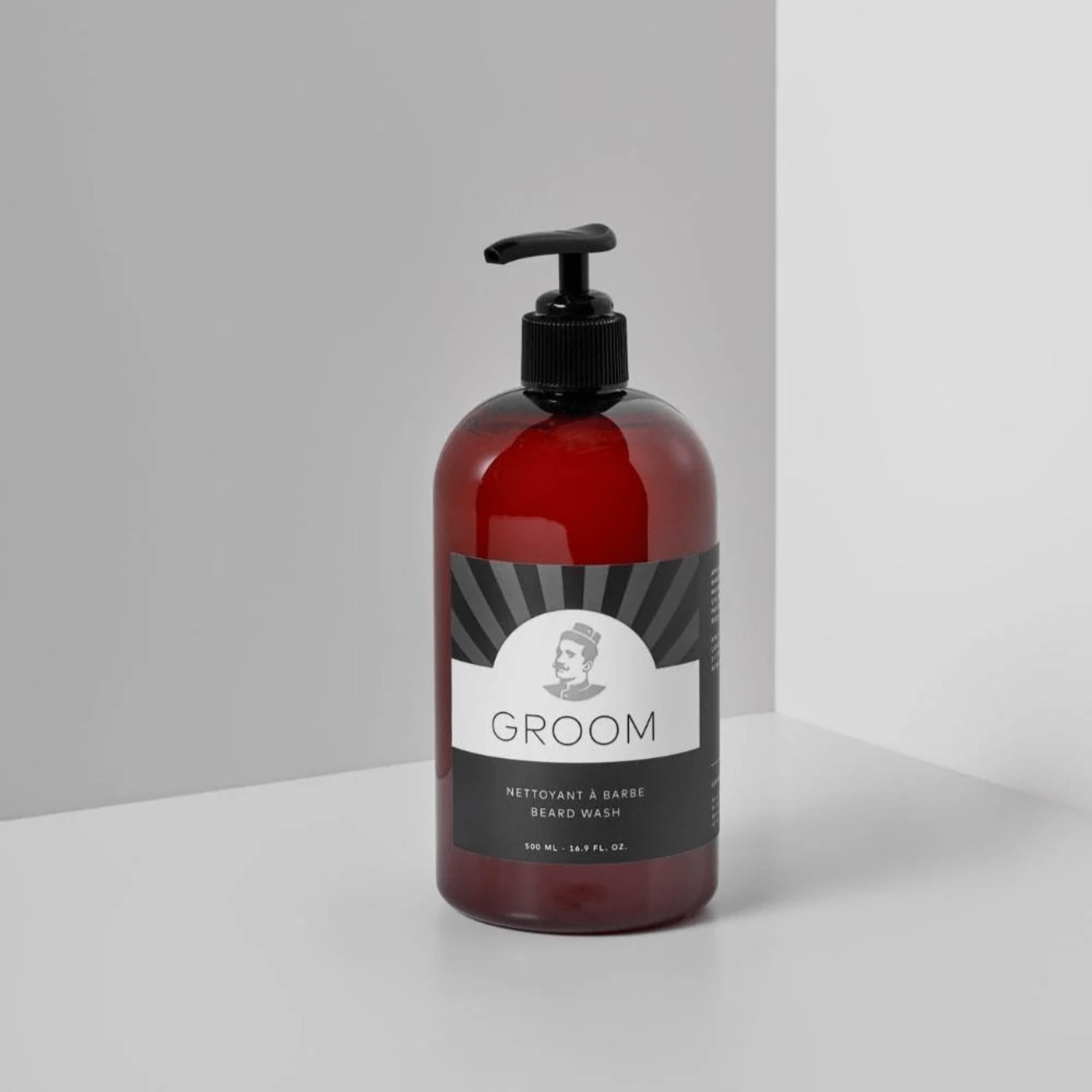 Groom. Nettoyant à Barbe - 500 ml - Concept C. Shop