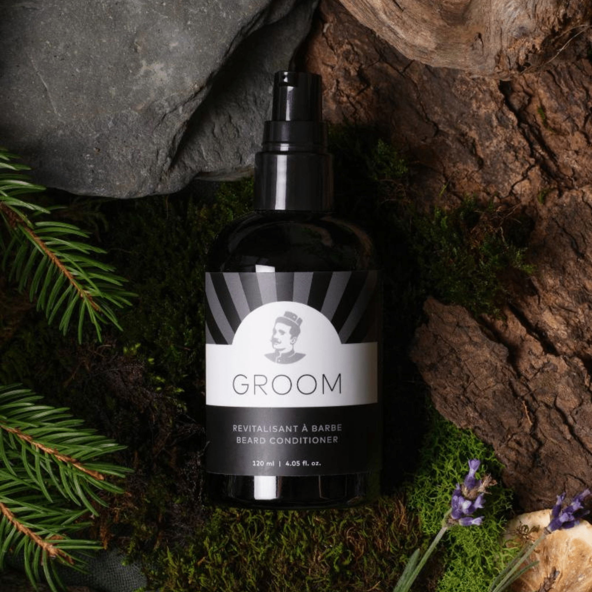 Groom. Revitalisant Sans Rinçage pour la Barbe - 120 ml - Concept C. Shop