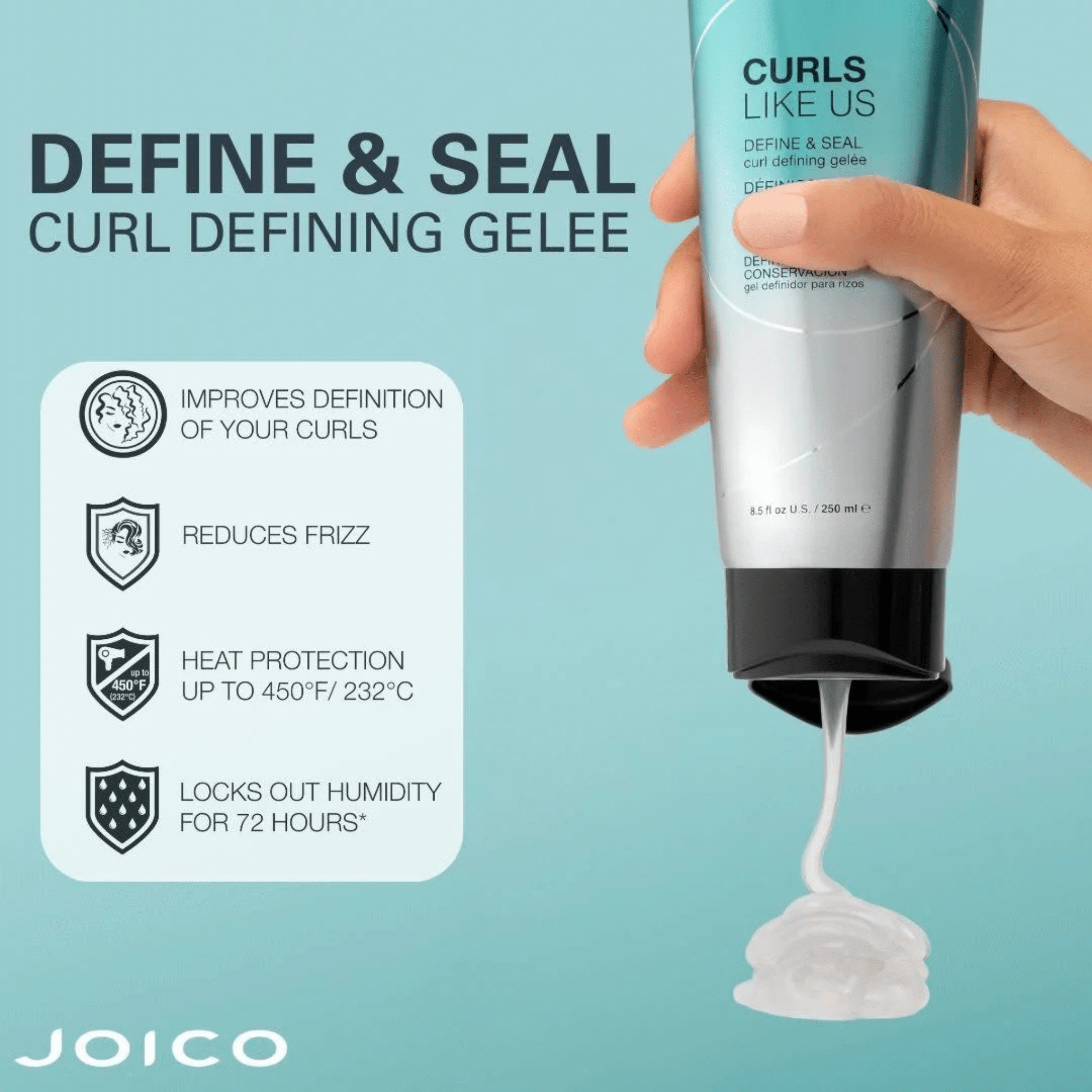 Joico. Gelée Définissante Curls Like Us - 250 ml - Concept C. Shop
