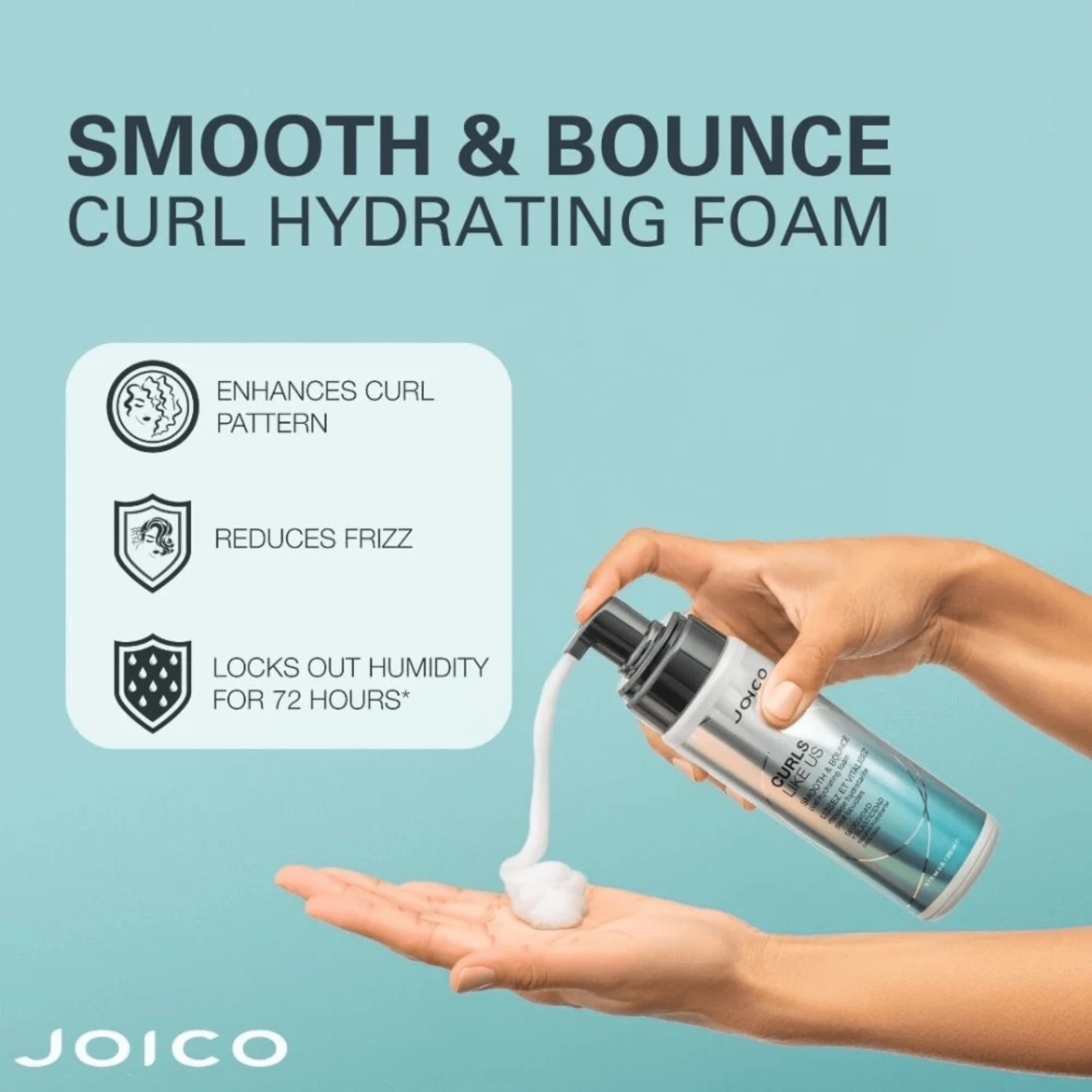 Joico. Mousse Hydratante Curls Like Us - 200 ml - Concept C. Shop