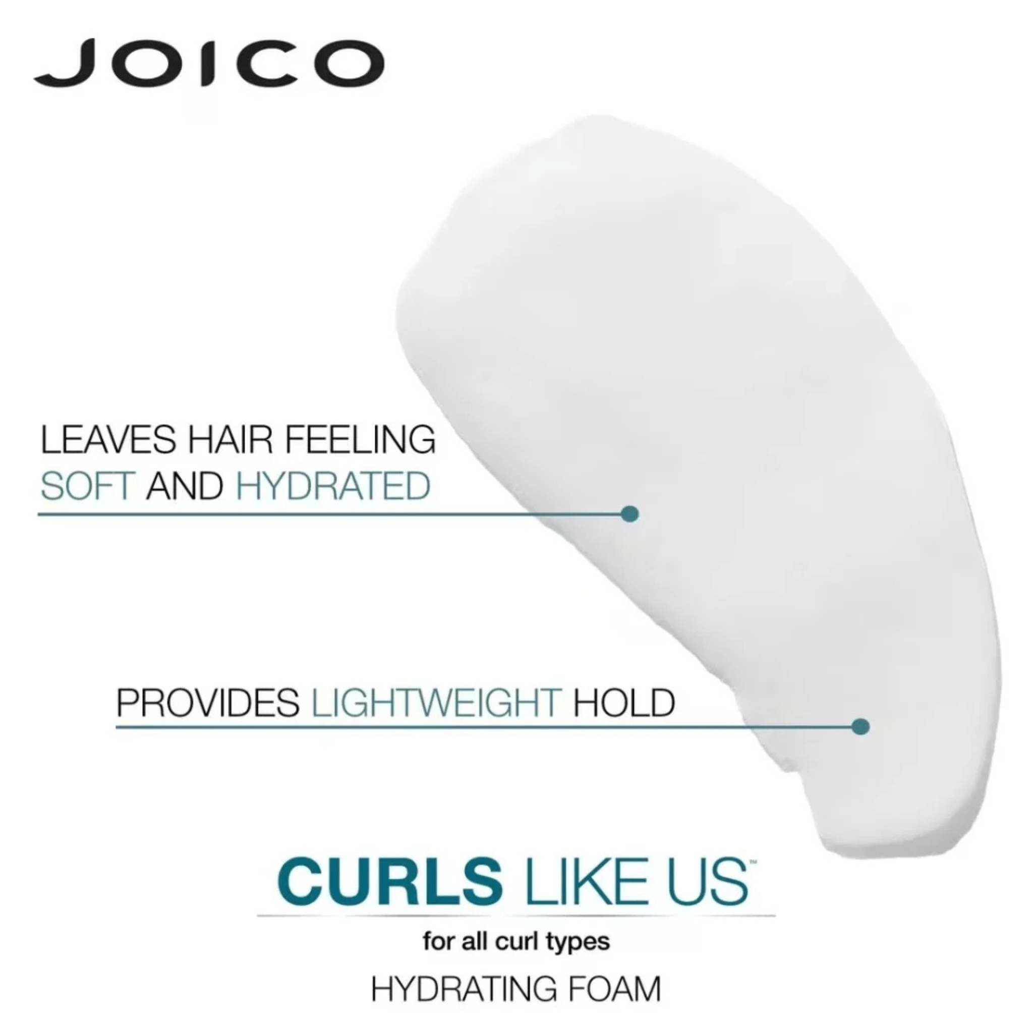 Joico. Mousse Hydratante Curls Like Us - 200 ml - Concept C. Shop