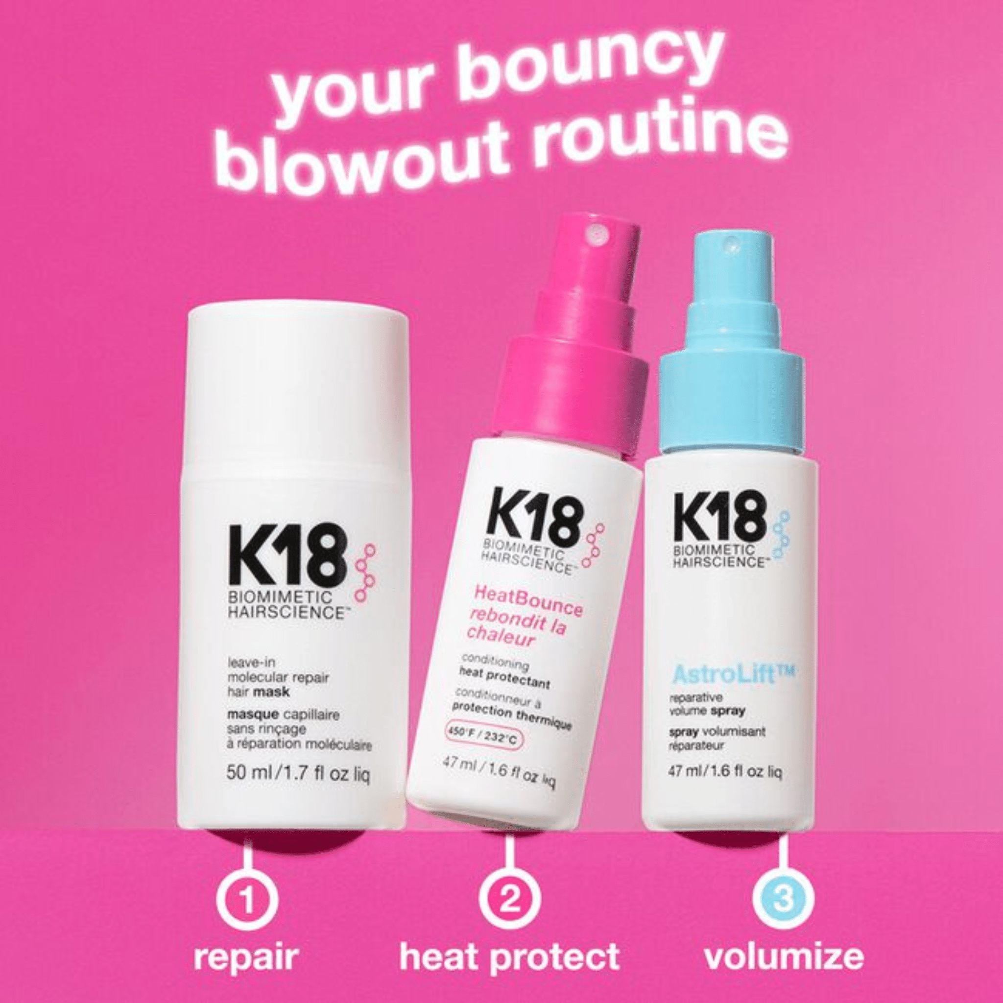 K18. Coffret De Printemps - Brushing De Qualité Chez Soi - Concept C. Shop