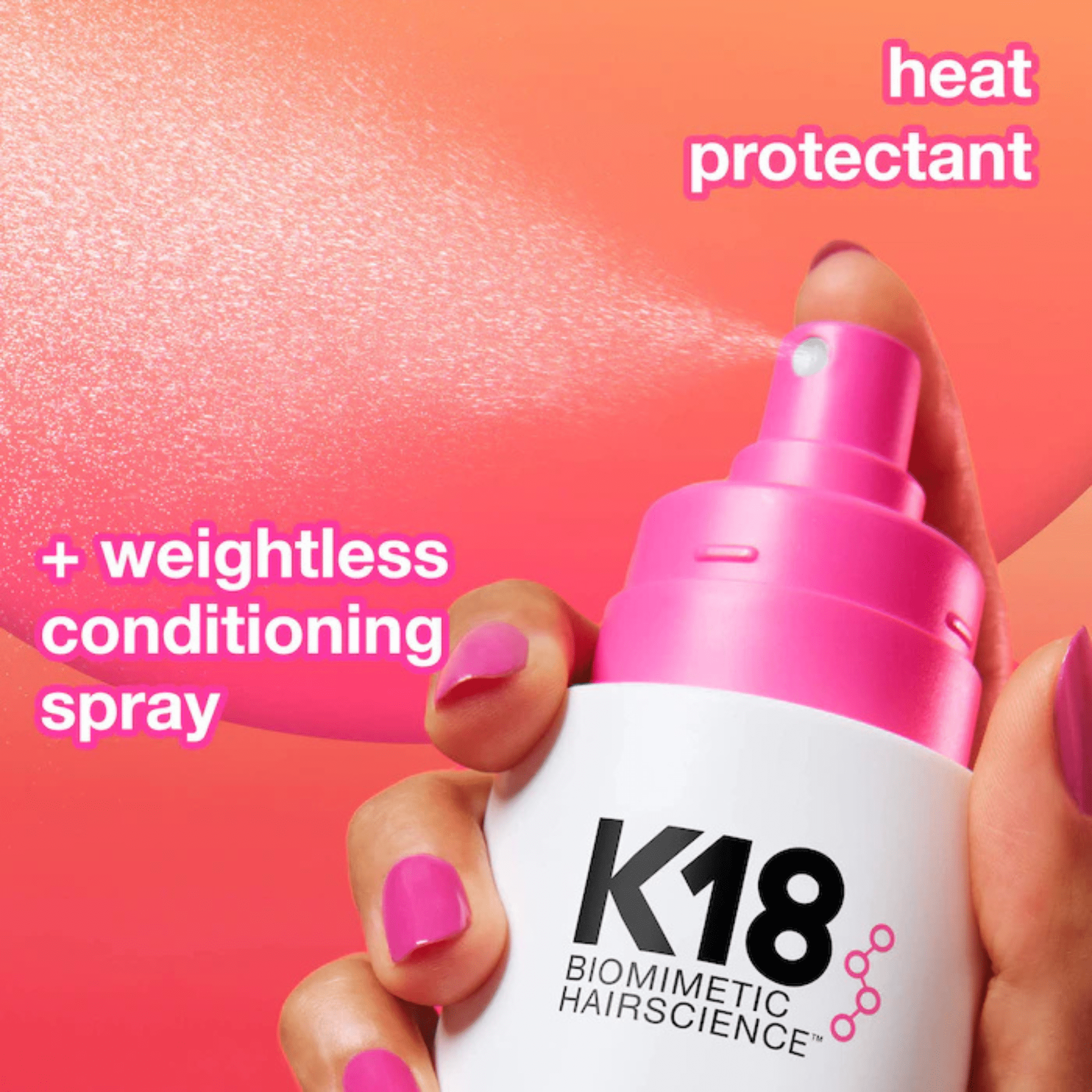 K18. Revitalisant Sans - Rinçage à Protection Thermique Heat Bounce - 118 ml - Concept C. Shop