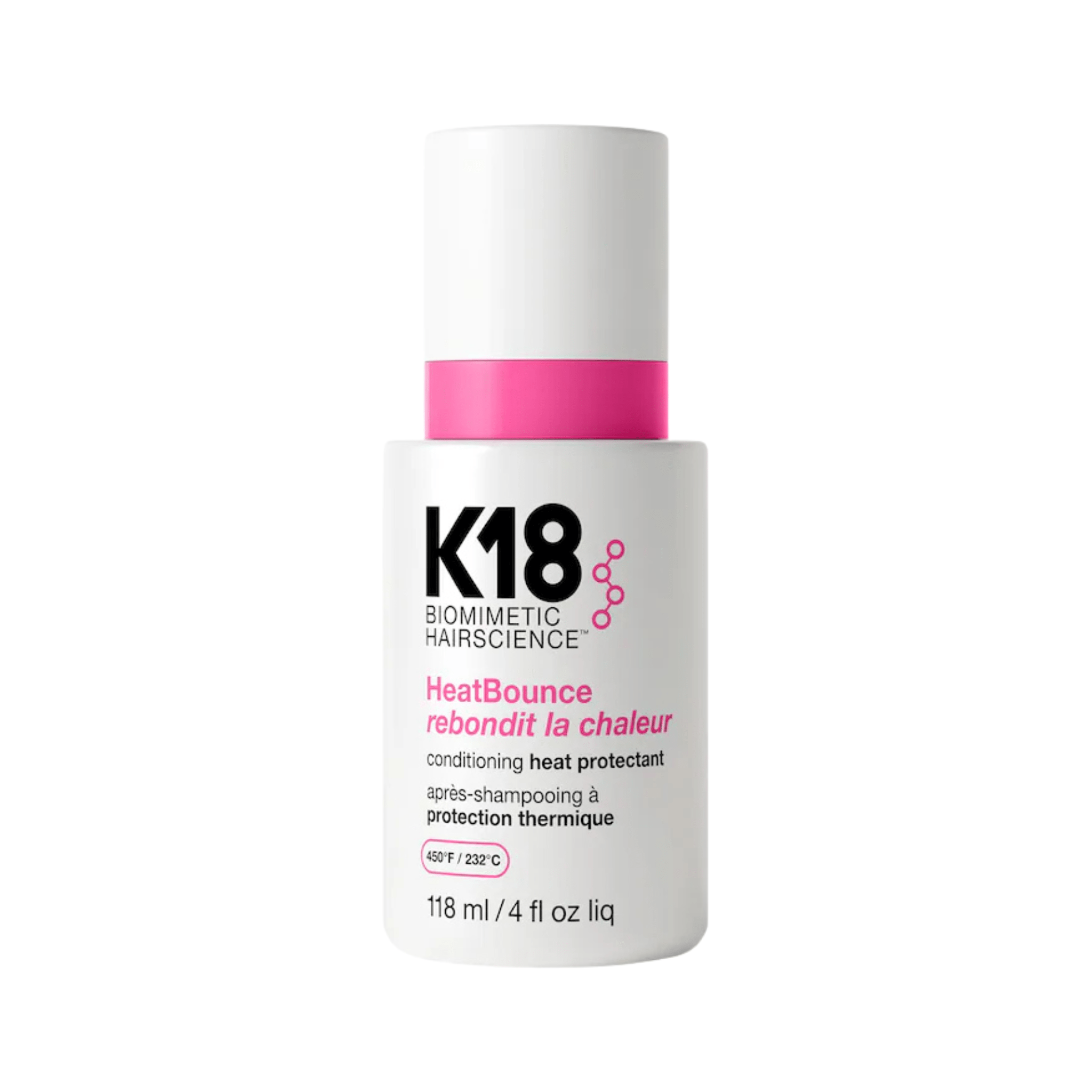 K18. Revitalisant Sans - Rinçage à Protection Thermique Heat Bounce - 118 ml - Concept C. Shop