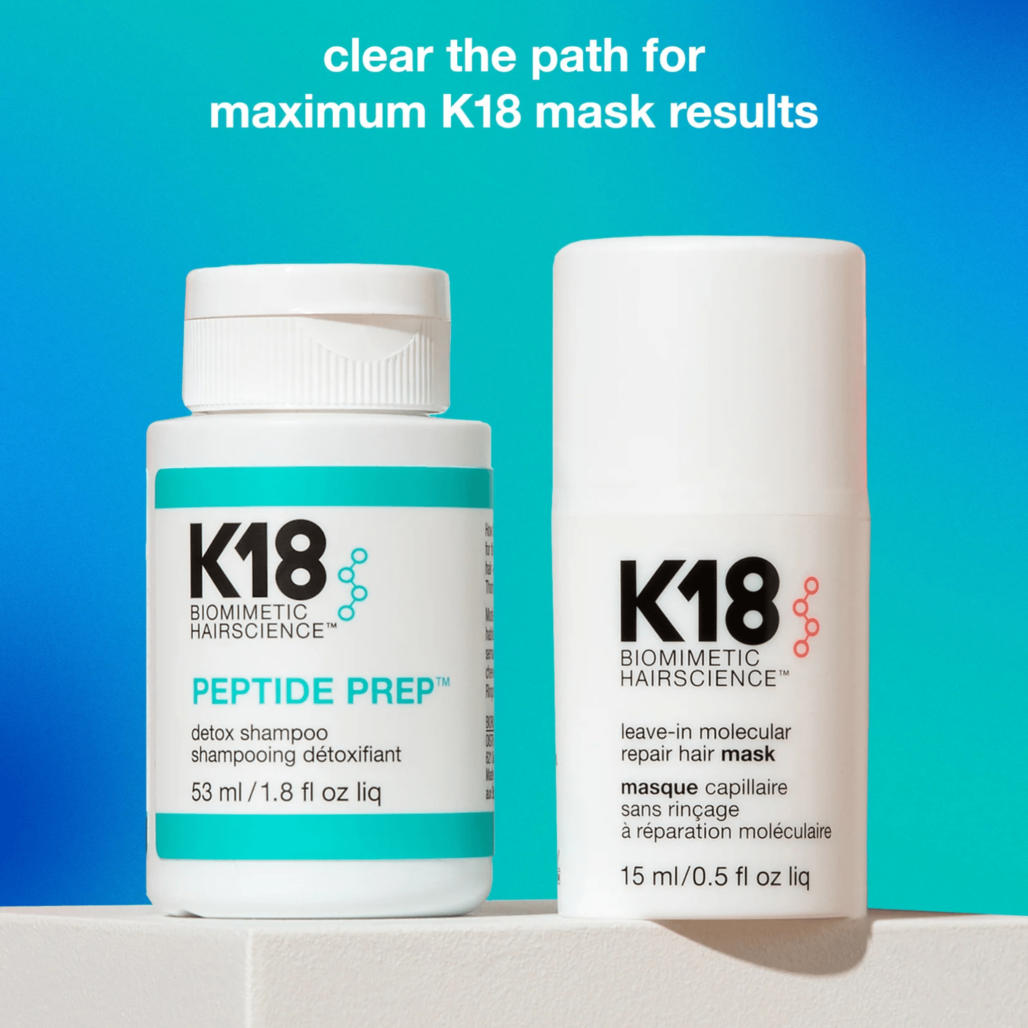 K18. Shampoing Détoxifiant Peptide Prep - 53 ml - Concept C. Shop