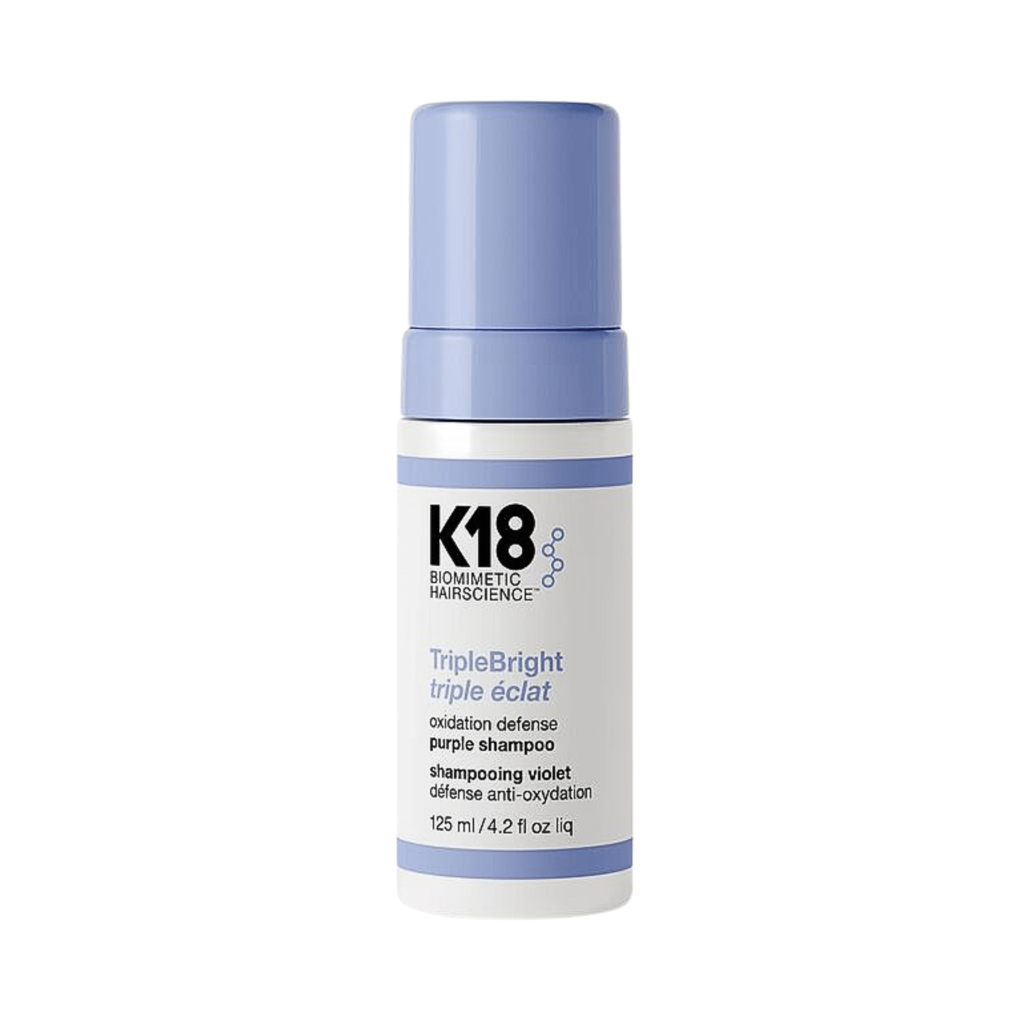 K18. Shampoing Violet Défense Anti - Oxydation Triple Éclat - 125 ml - Concept C. Shop