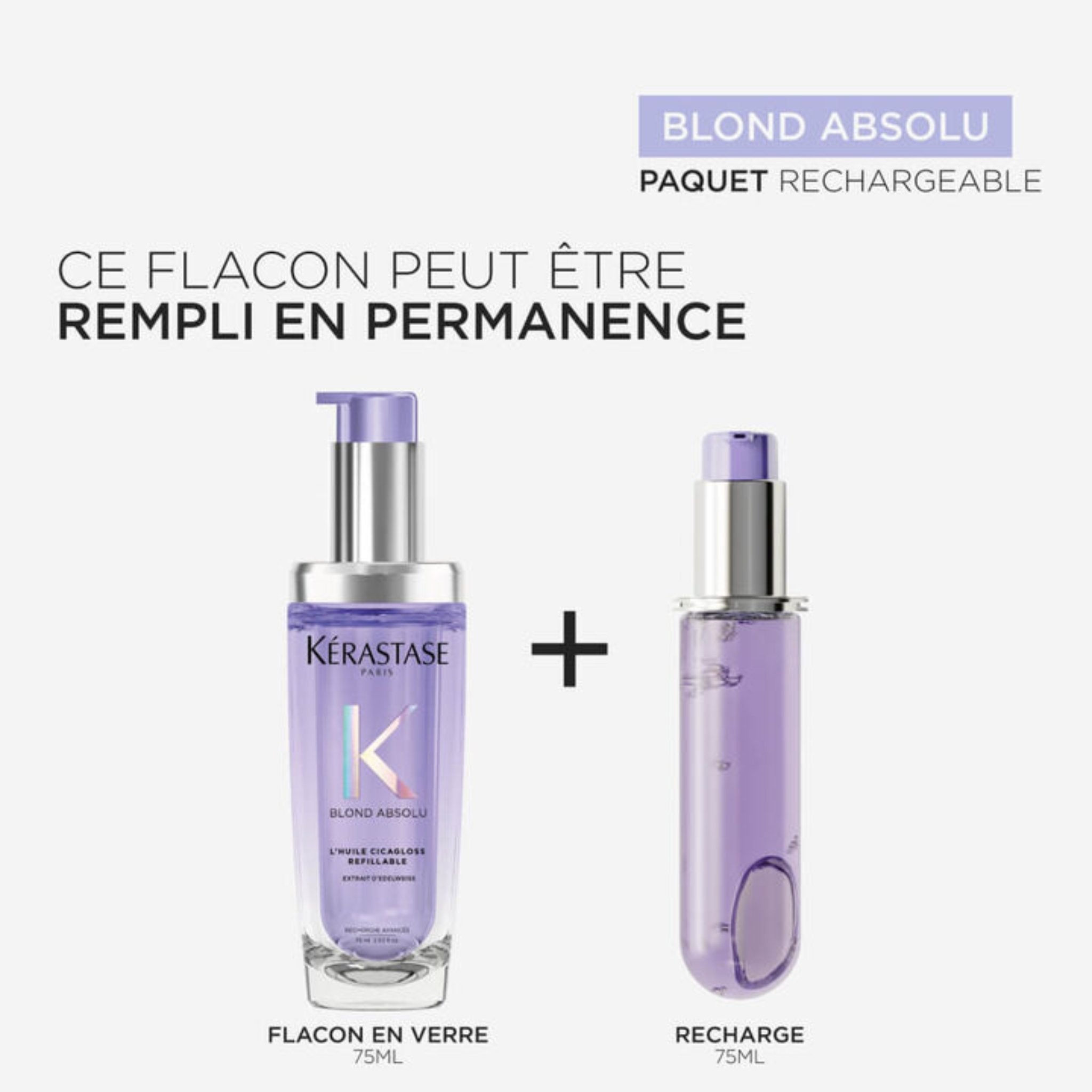 Kérastase. Blond Absolu Duo Rechargeable L'Huile Cicagloss - Concept C. Shop