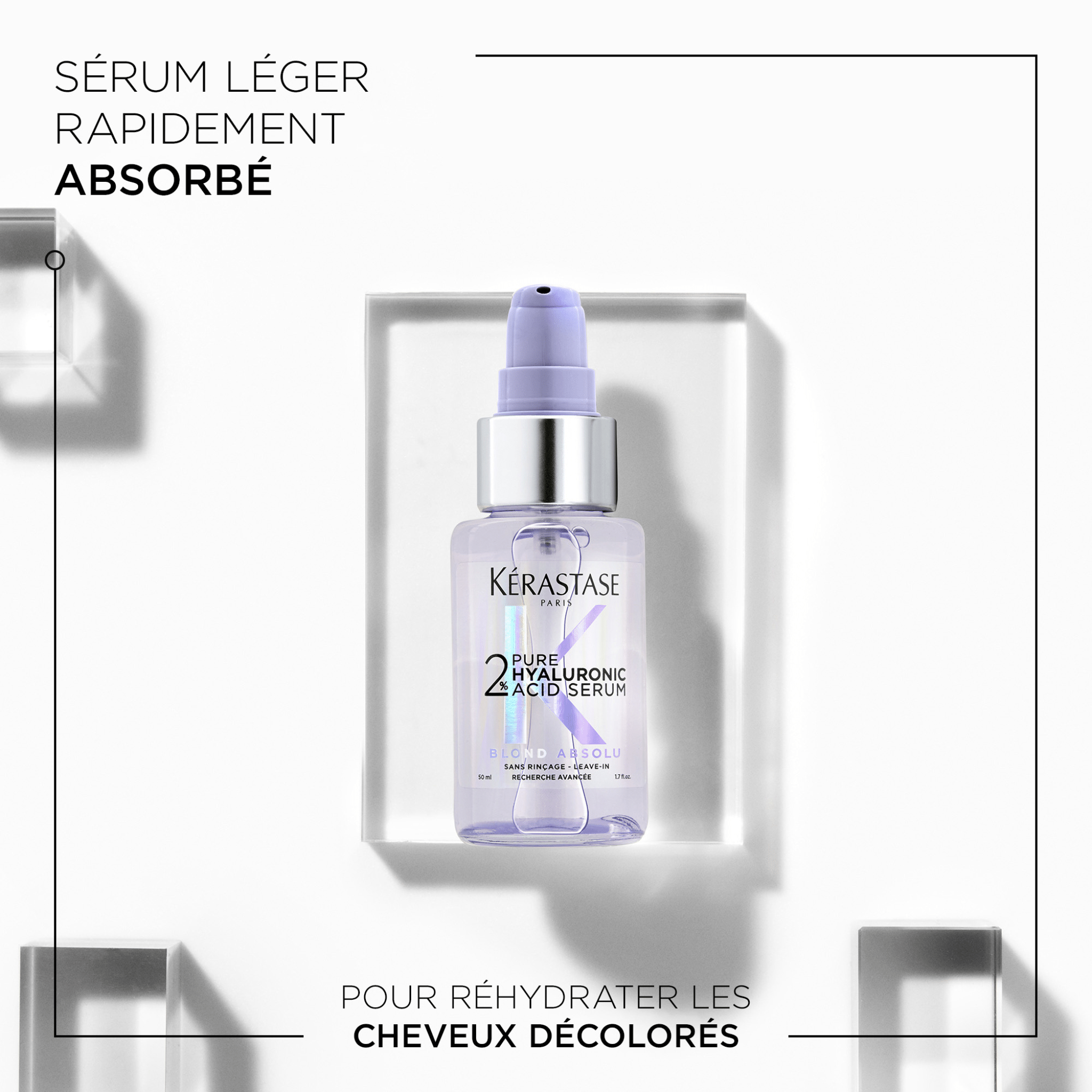 Kérastase. Blond Absolu Sérum 2% d'Acide Hyaluronique Pure - 50 ml - Concept C. Shop
