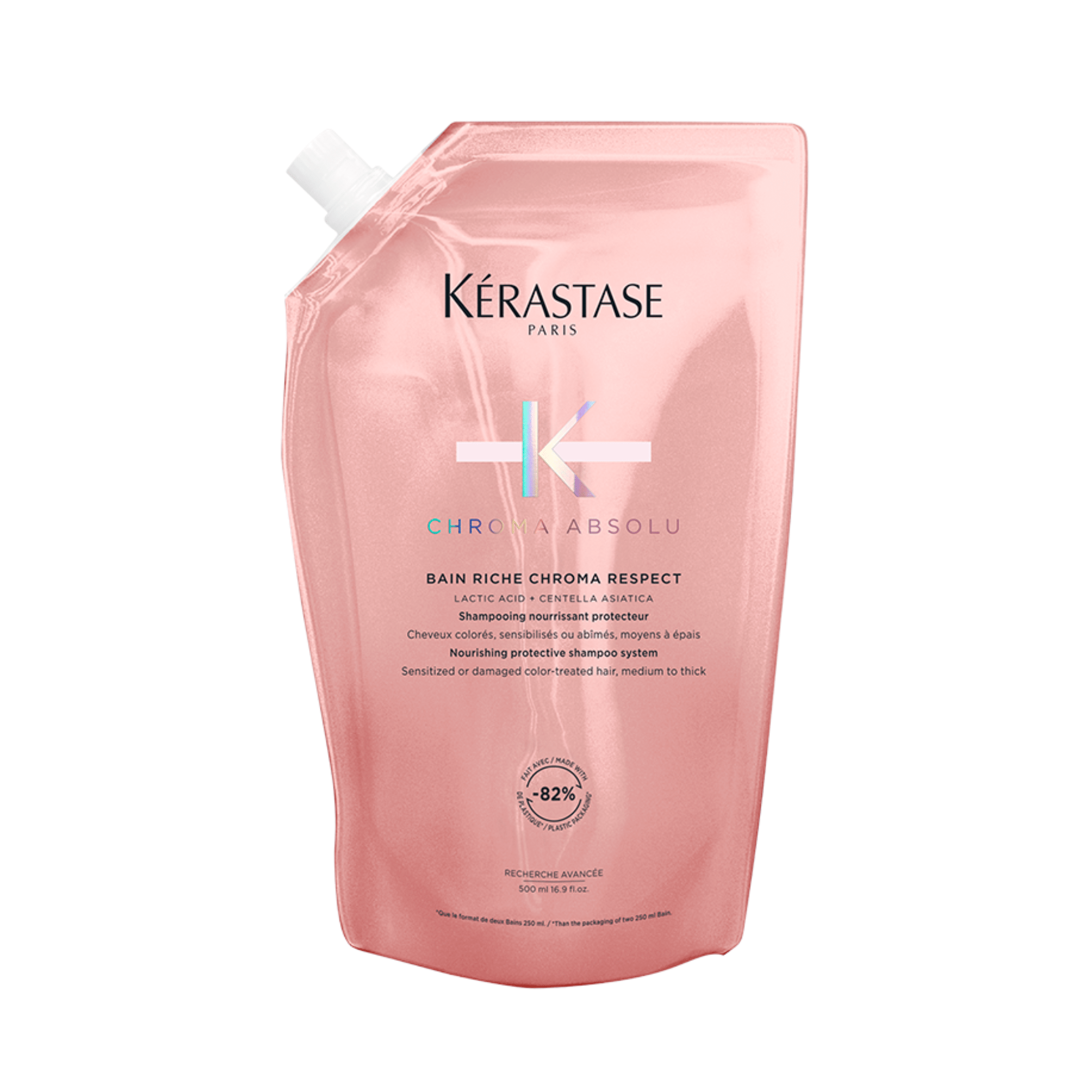Kérastase. Chroma Absolu Recharge de Shampoing Bain Riche Chroma Respect - 500 ml - Concept C. Shop