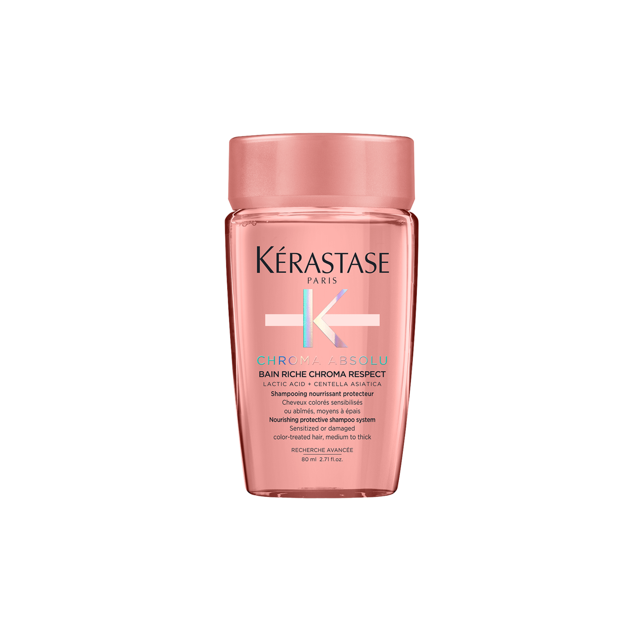 Kérastase. Chroma Absolu Shampoing Bain Riche Chroma Respect - 80 ml - Concept C. Shop