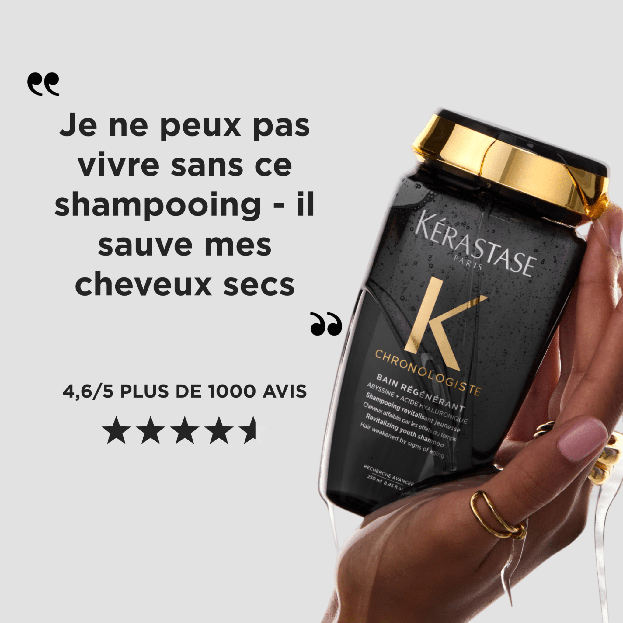 Kérastase. Chronologiste Bain Regénérant Format Voyage - 80 ml - Concept C. Shop