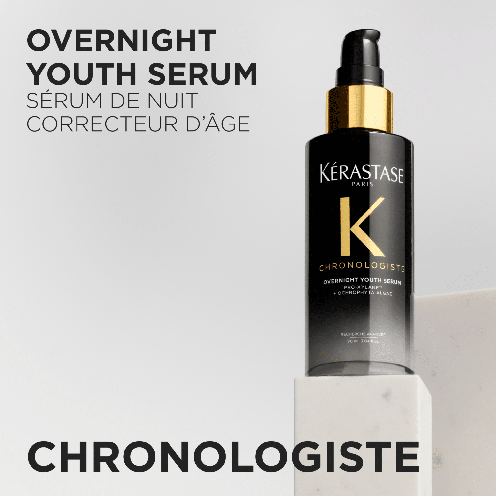Kérastase. Chronologiste Sérum De Nuit Rajeunissant - 90 ml - Concept C. Shop