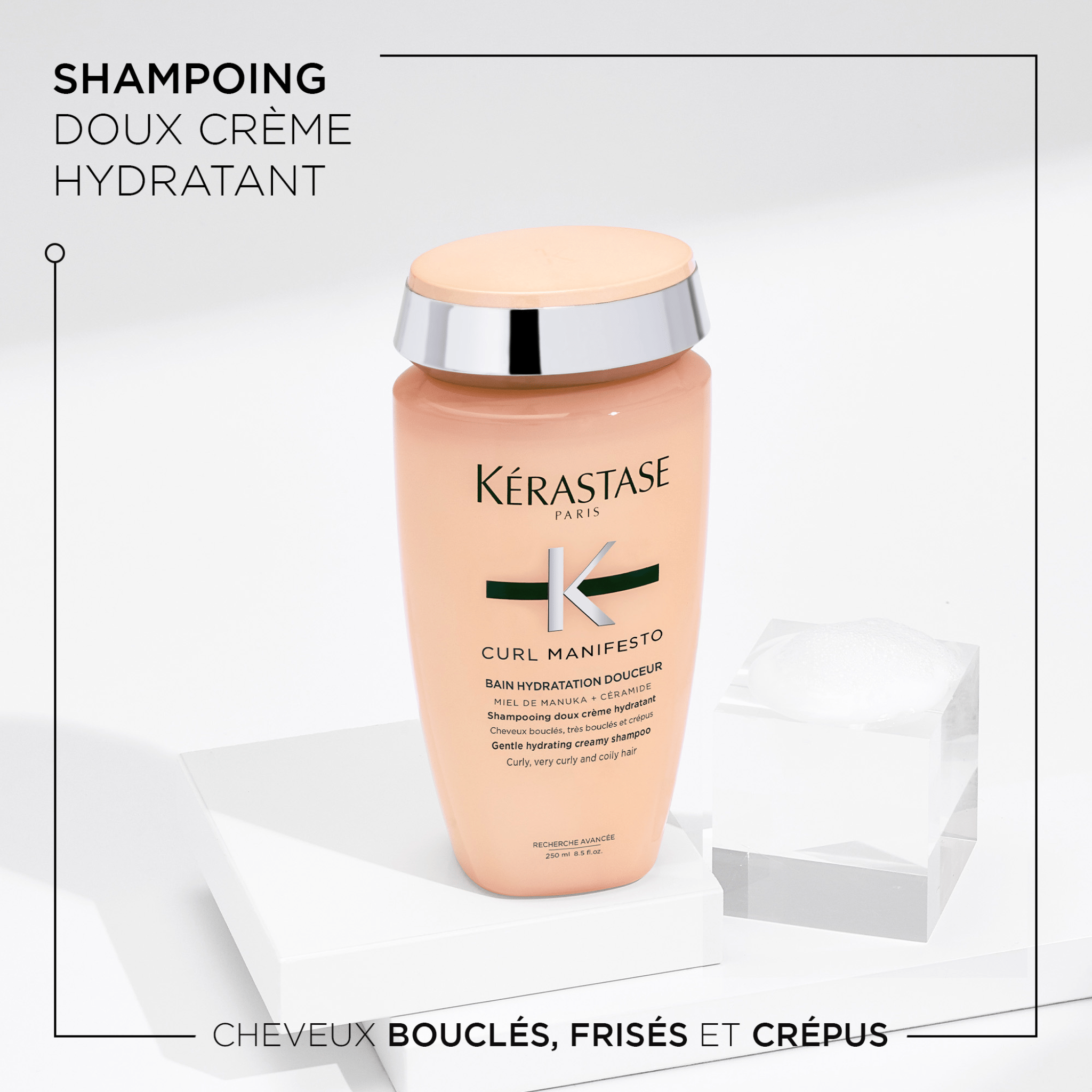 Kérastase. Curl Manifesto Shampoing Bain Hydratation Douceur - 80 ml - Concept C. Shop