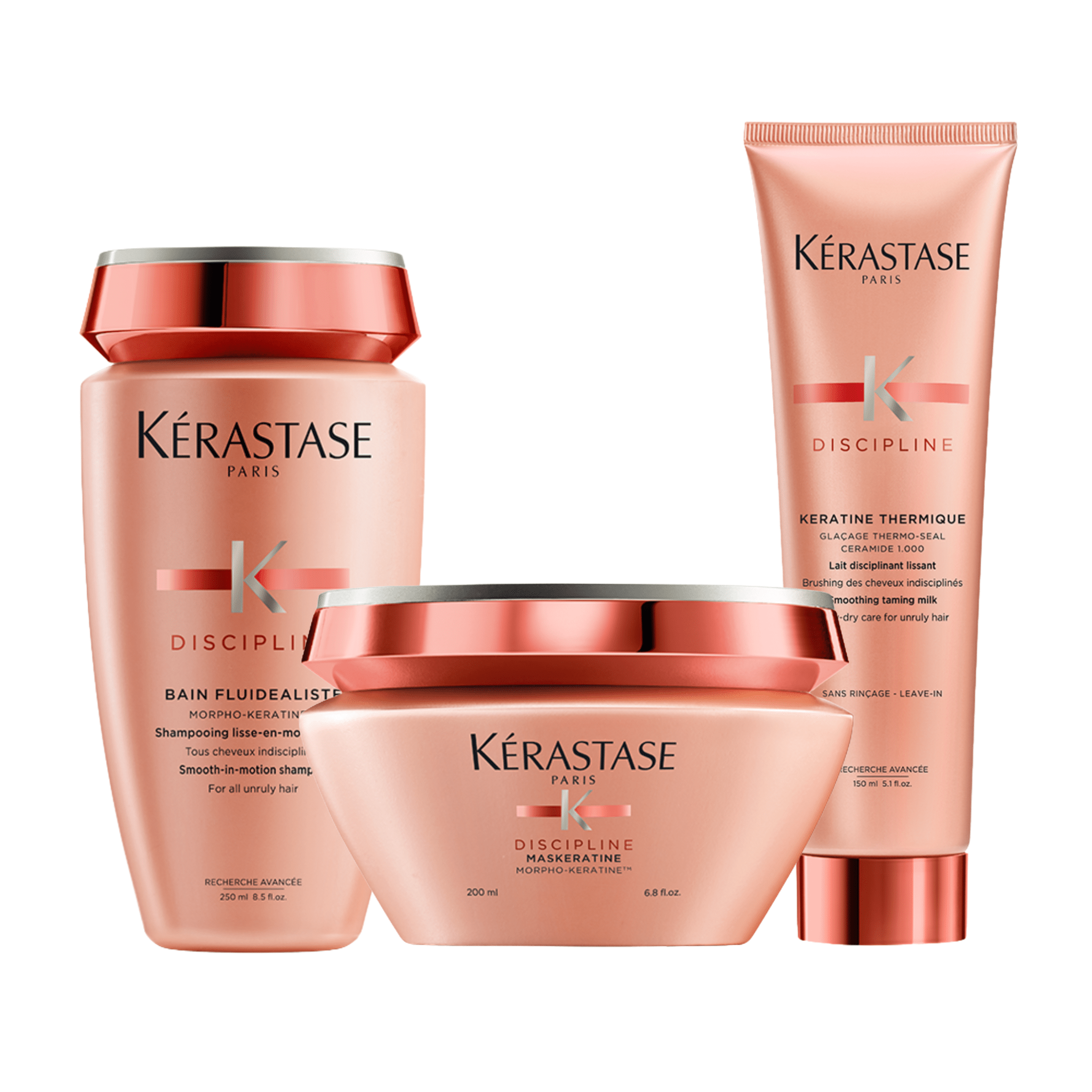 Kérastase. Discipline Routine Douceur Extrême et Contrôle des Frisottis pour Cheveux Mi - Épais à Épais - Concept C. Shop