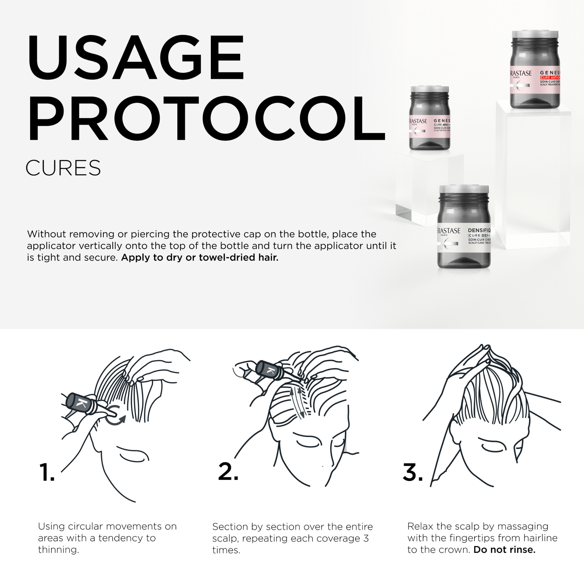 Kérastase. Genesis Cure Épaississante pour Cheveux Clairsemés - 10 X 6 ml (Lancement 1er décembre) - Concept C. Shop