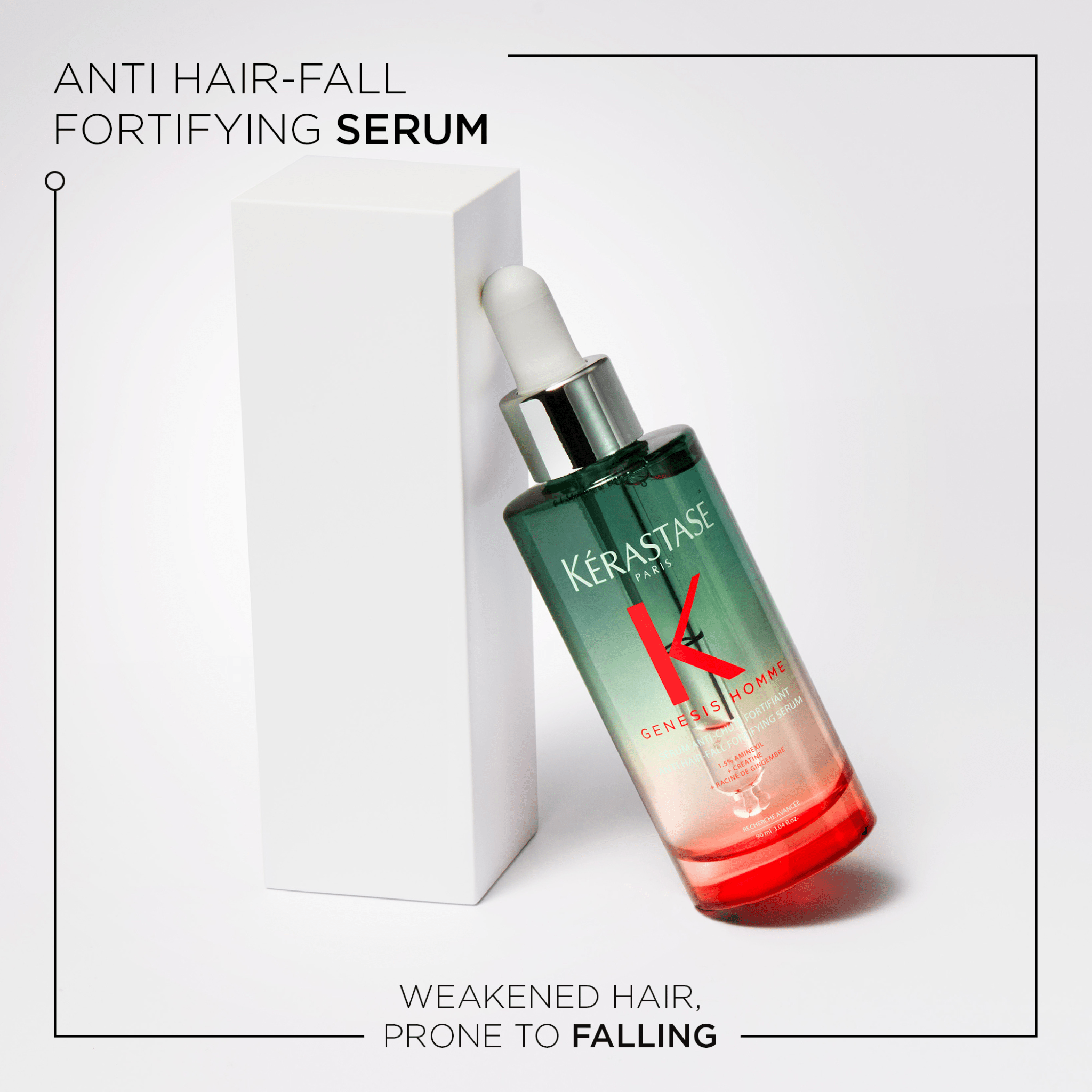 Kérastase. Genesis Homme Sérum Anti - Chute Fortifiant - 90 ml - Concept C. Shop