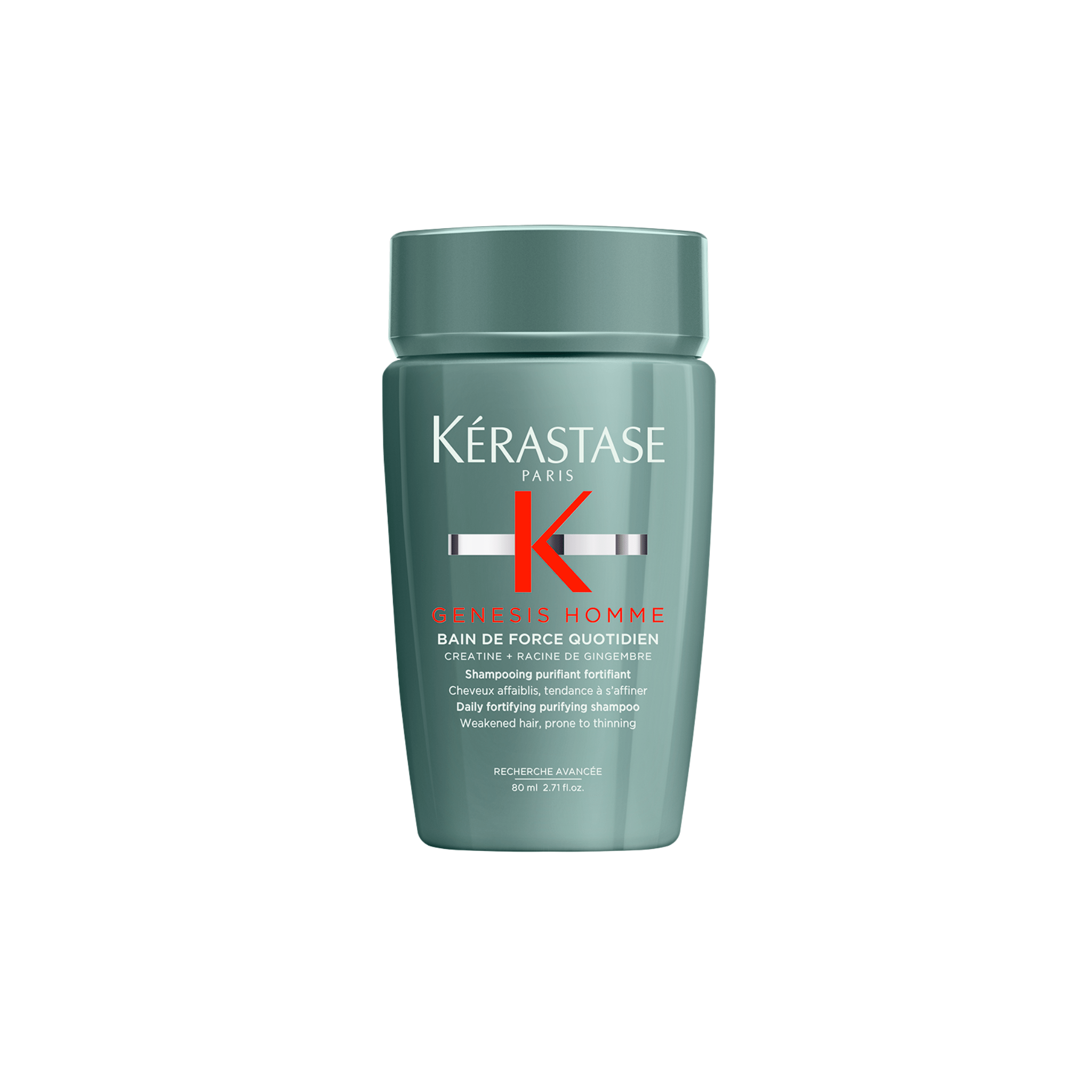 Kérastase. Genesis Homme Shampoing Bain de Force Quotidien - 80 ml - Concept C. Shop