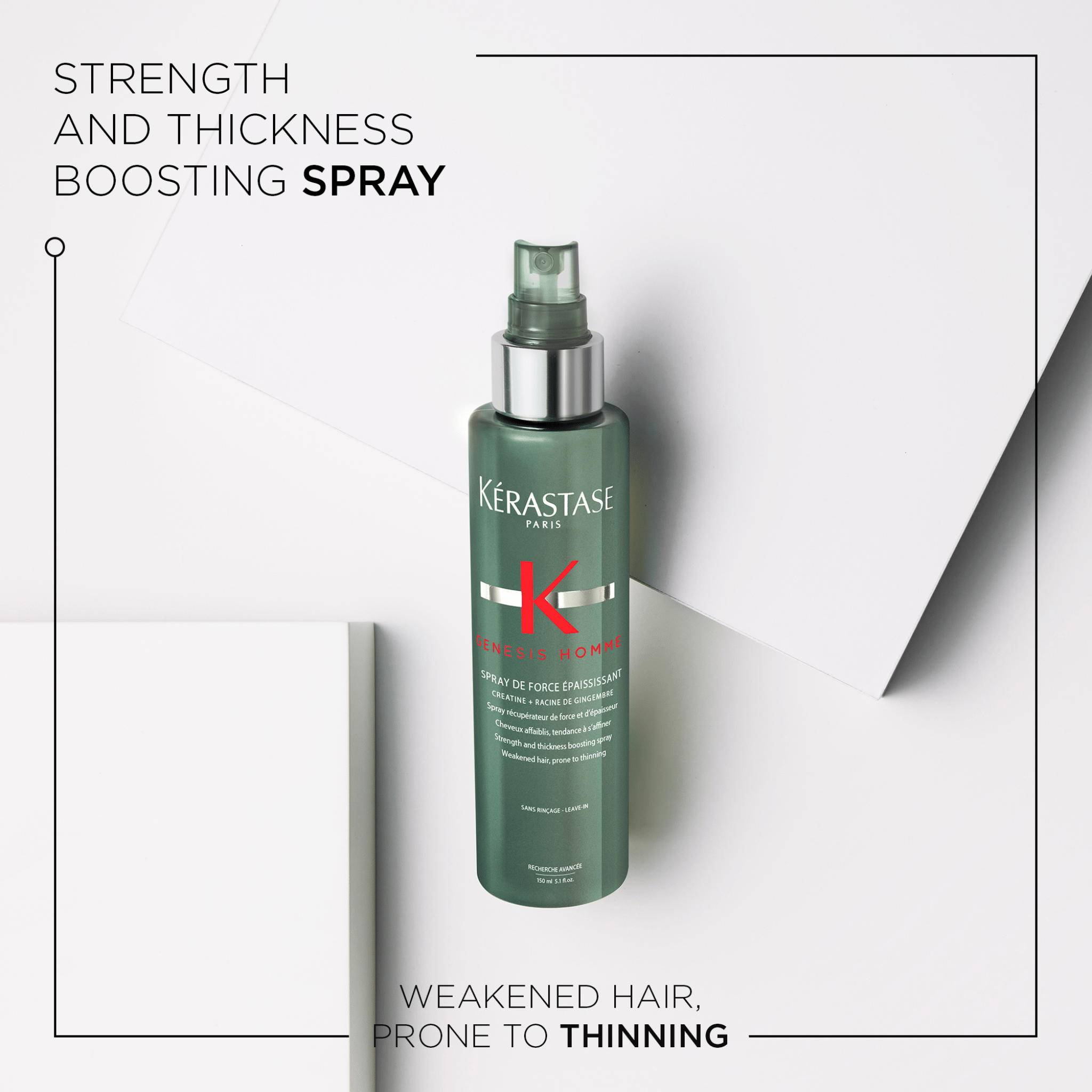 Kérastase. Genesis Homme Spray de Force Épaississant - 150 ml - Concept C. Shop