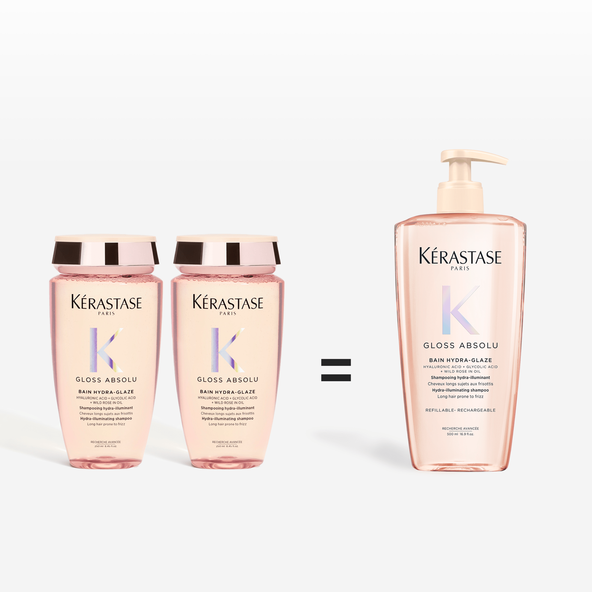 Kérastase. Gloss Absolu Shampoing Bain Hydra - Glaze - 500 ml - Concept C. Shop
