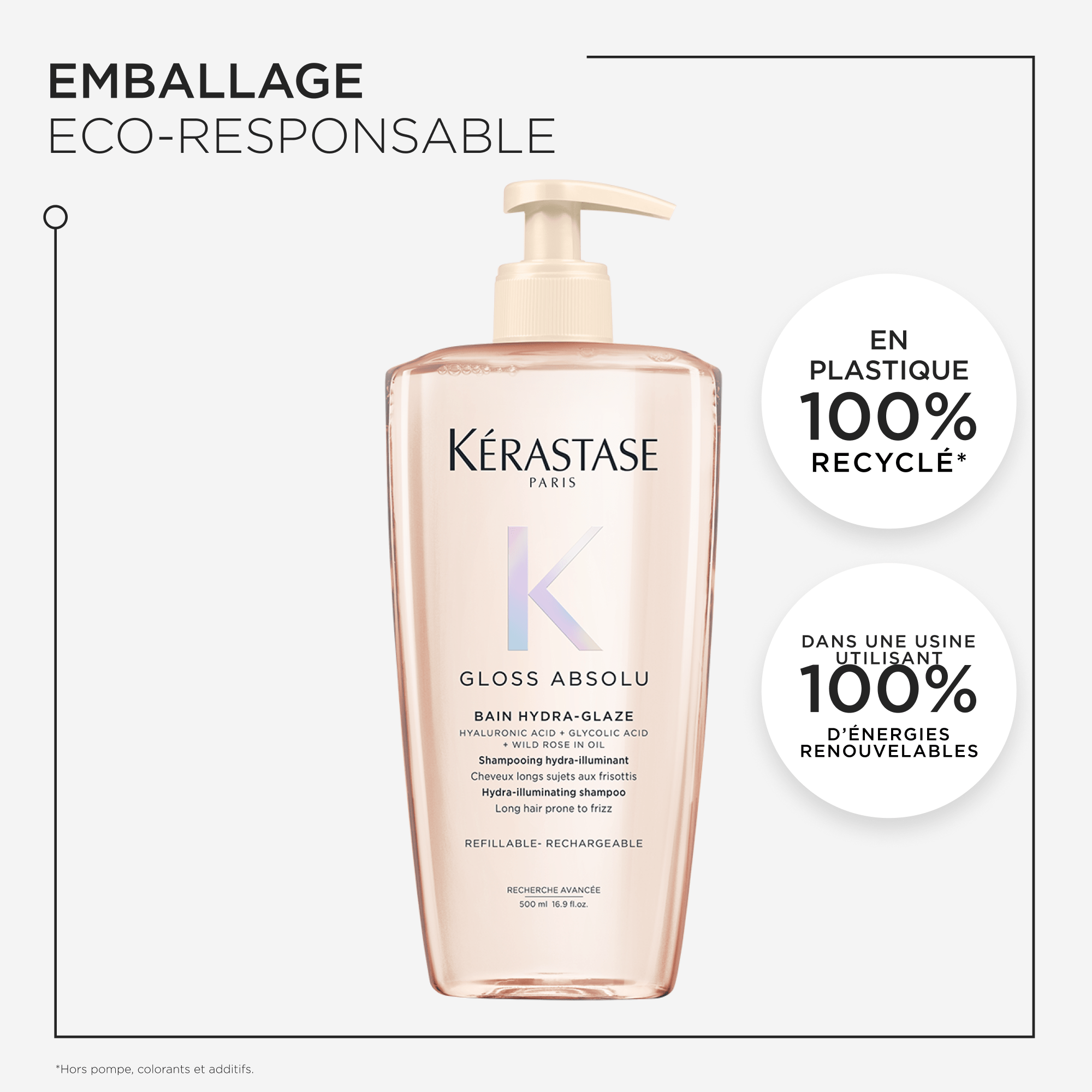 Kérastase. Gloss Absolu Shampoing Bain Hydra - Glaze - 500 ml - Concept C. Shop