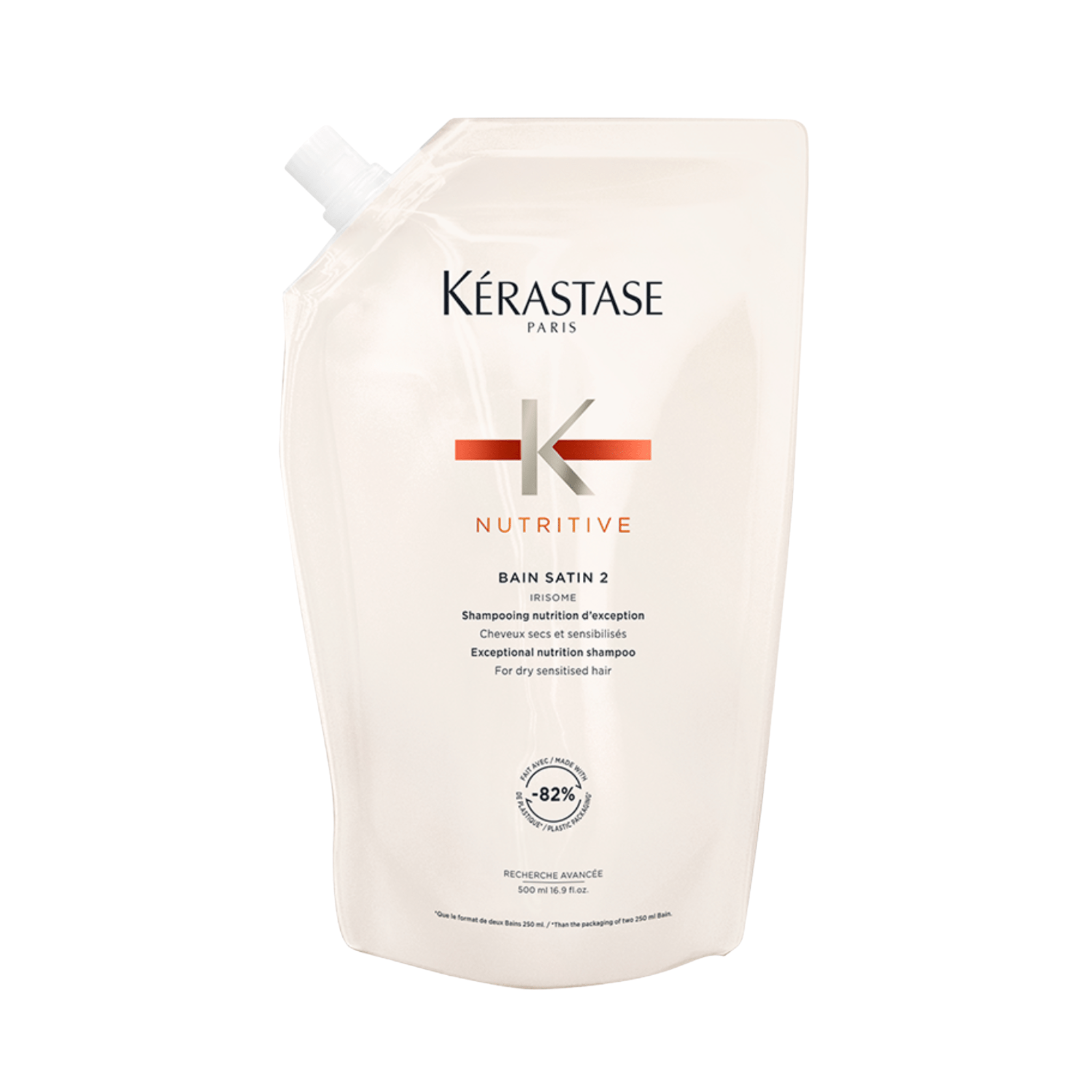 Kérastase. Nutritive Recharge de Shampoing Bain Satin 2 - 500 ml - Concept C. Shop