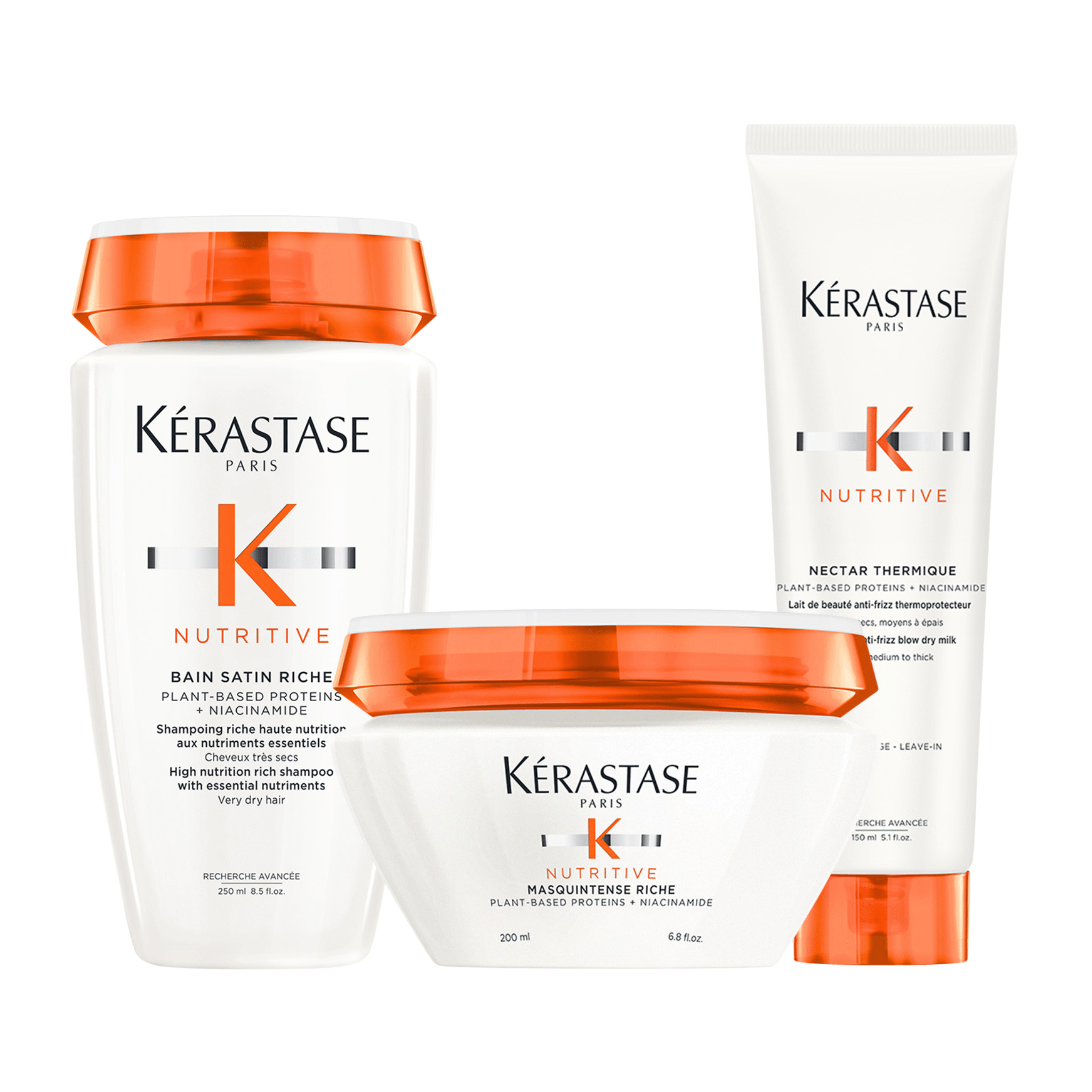 Kérastase. Nutritive Routine Hydratation Intense pour Cheveux Moyens à Épais - Concept C. Shop