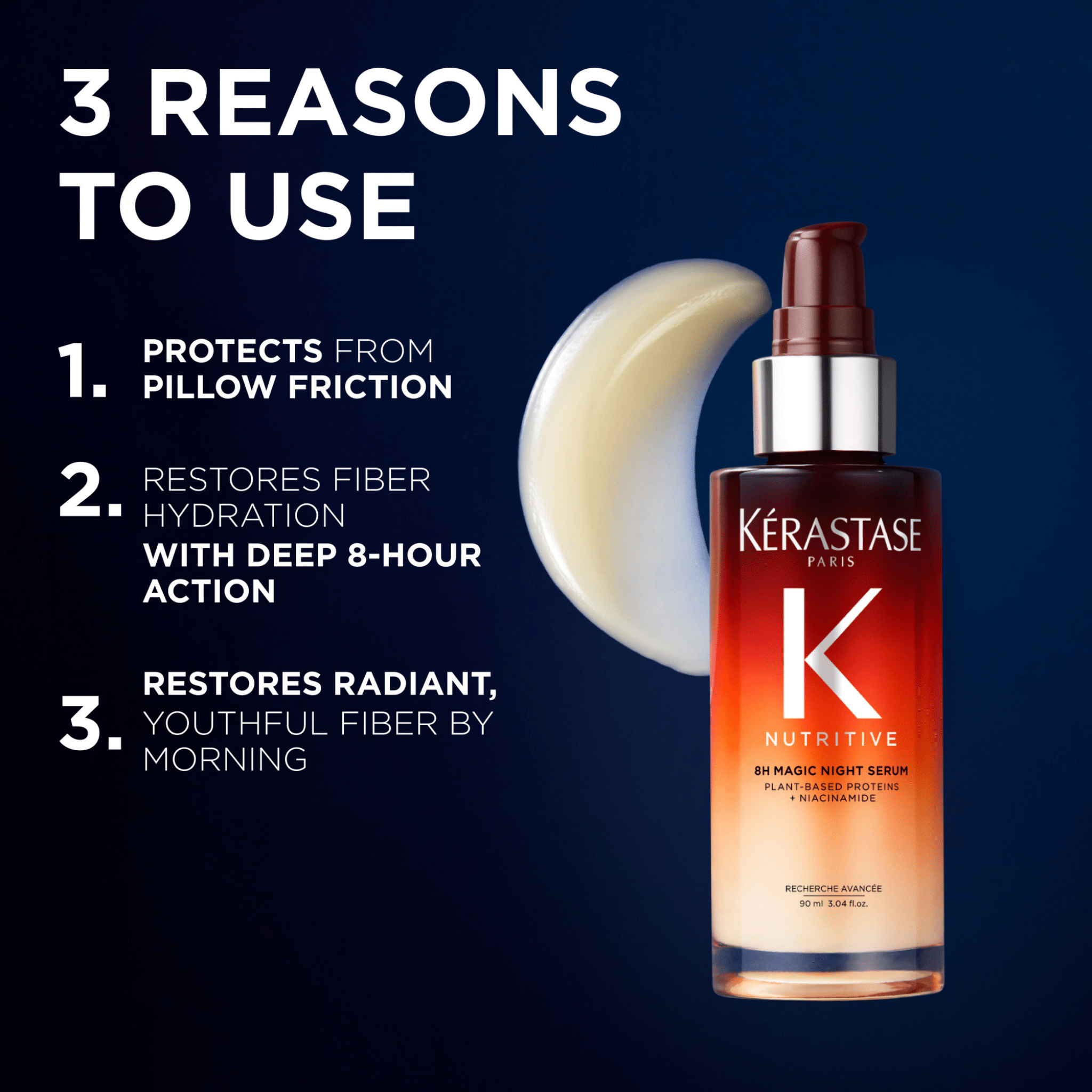 Kérastase. Nutritive Sérum de Nuit 8h Magic - 90 ml - Concept C. Shop