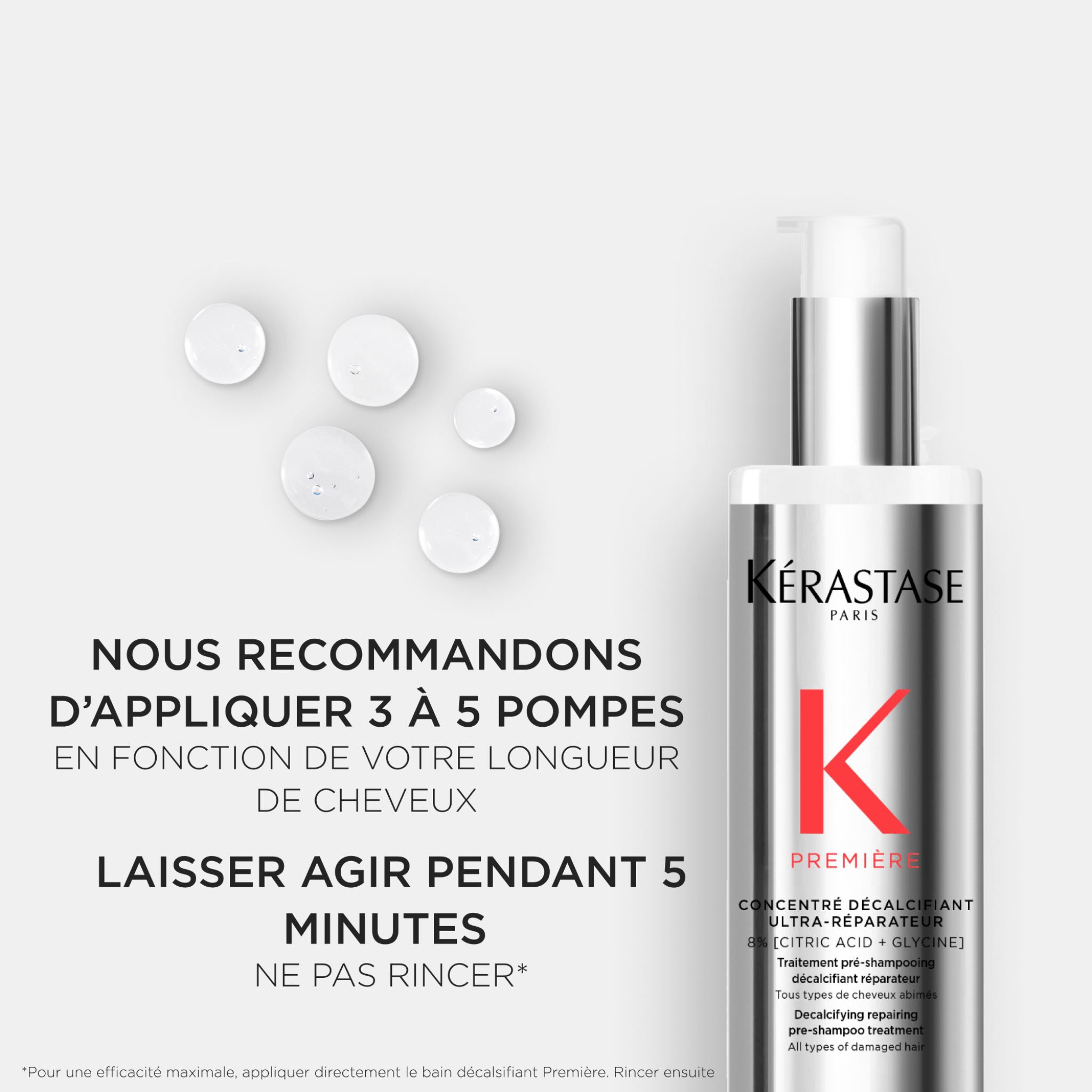 Kérastase. Première Concentré Décalcifiant Ultra - Réparateur - 45 ml - Concept C. Shop