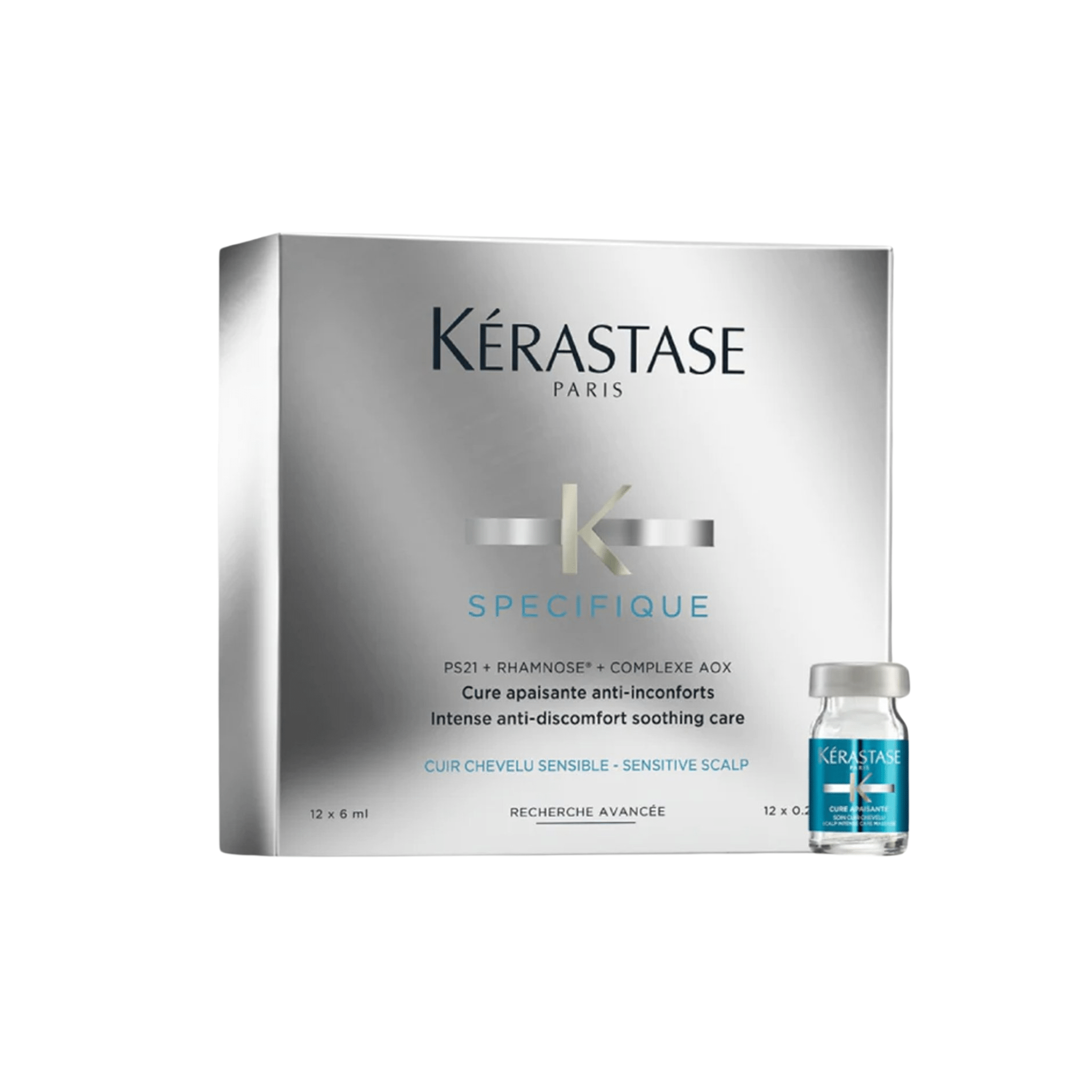 Kérastase. Spécifique Cure Apaisante Anti - Inconforts - 12 x 6 ml - Concept C. Shop