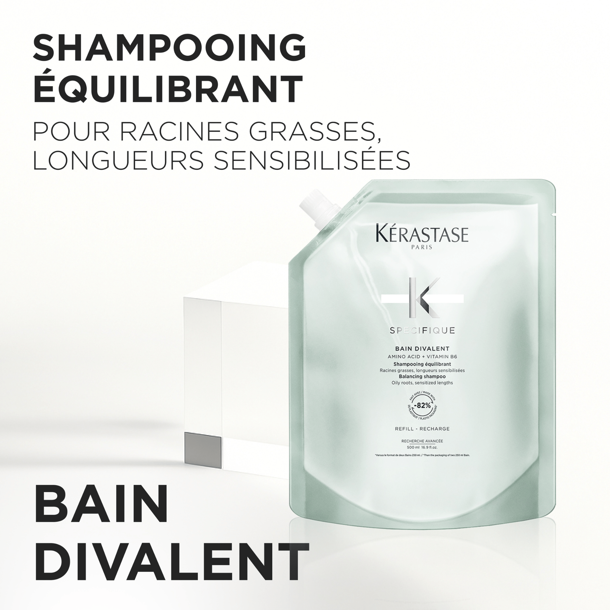 Kérastase. Spécifique Recharge Shampoing Bain Divalent - 500 ml - Concept C. Shop