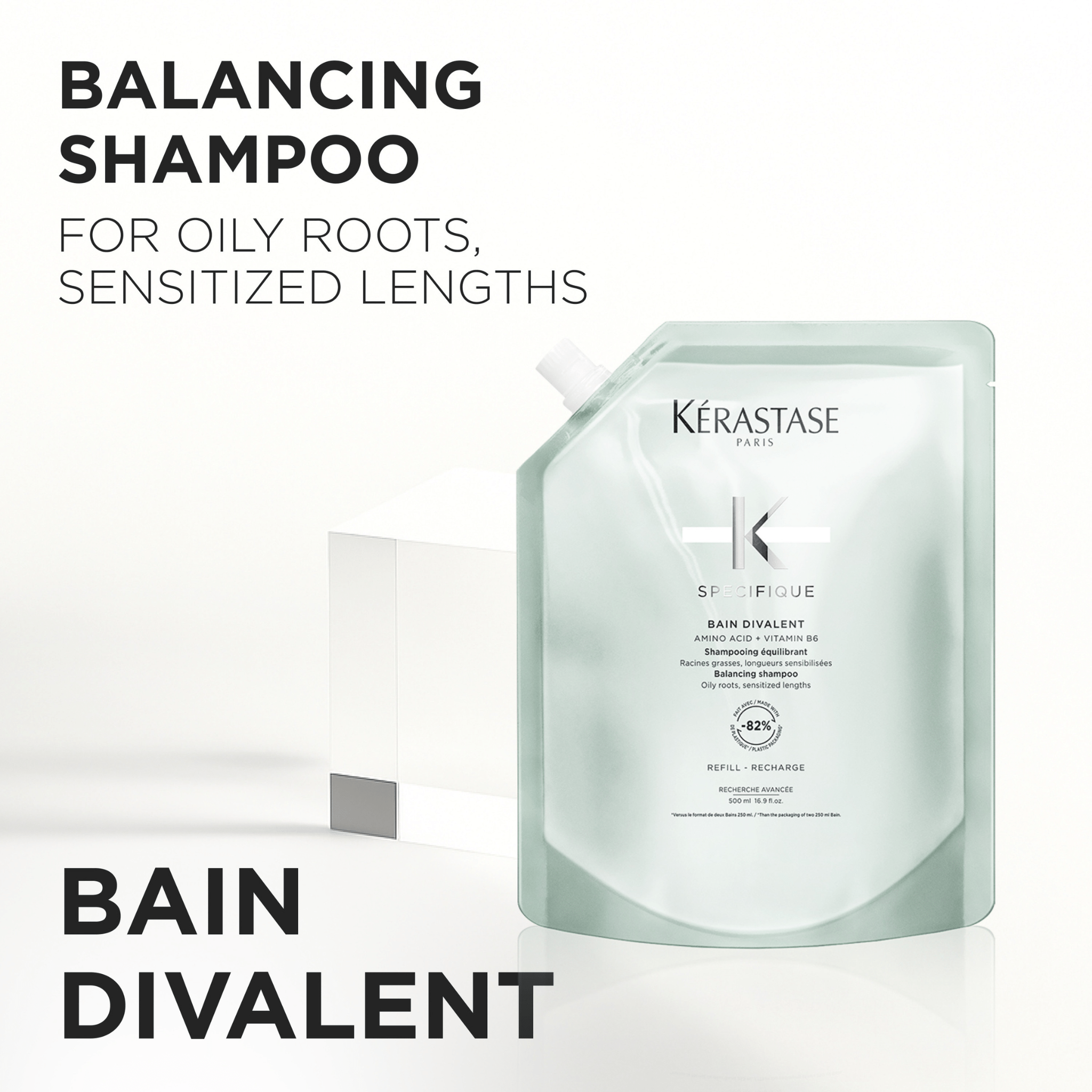 Kérastase. Spécifique Recharge Shampoing Bain Divalent - 500 ml - Concept C. Shop