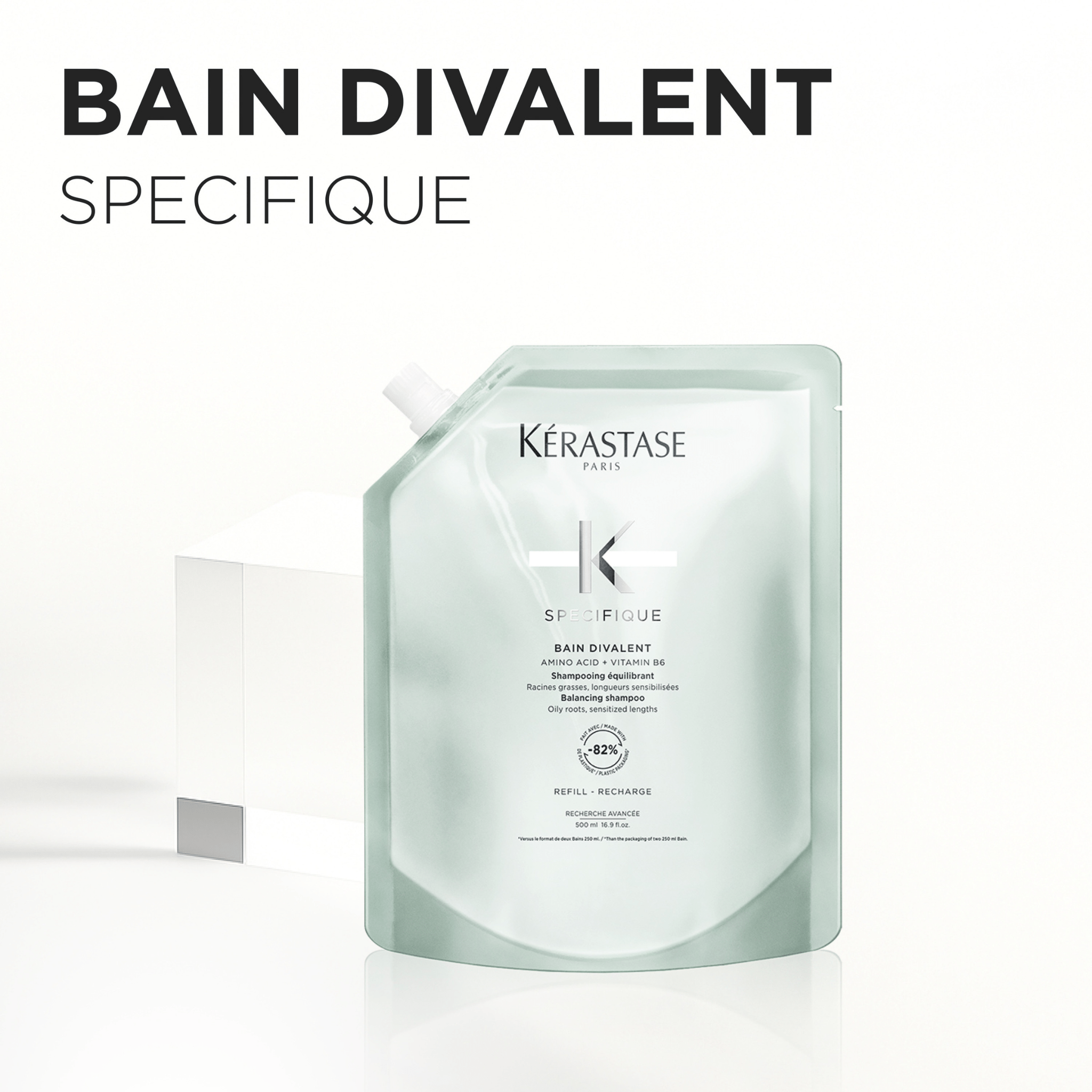 Kérastase. Spécifique Recharge Shampoing Bain Divalent - 500 ml - Concept C. Shop