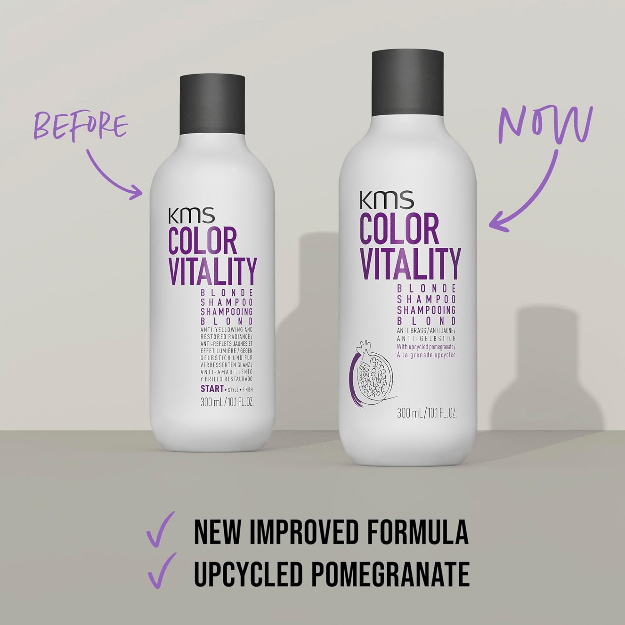 KMS. Shampoing Couleur pour Blondes Color Vitality - 300 ml - Concept C. Shop