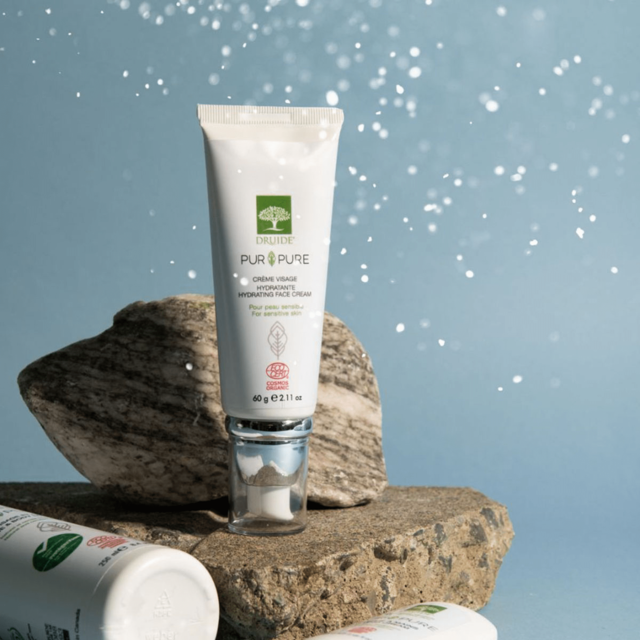 Laboratoires Druide. Crème Visage Hydratante pour Peau Sensible Pur&Pure - 65 g - Concept C. Shop