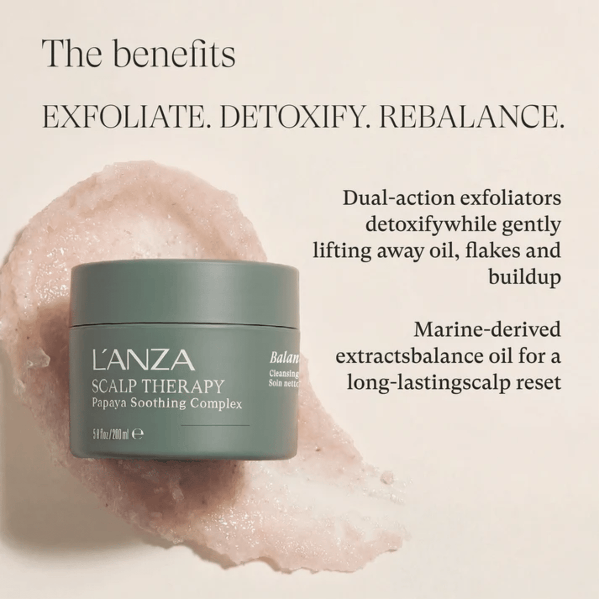 L'Anza. Gommage Équilibrant Scalp Therapy - 200 ml - Concept C. Shop