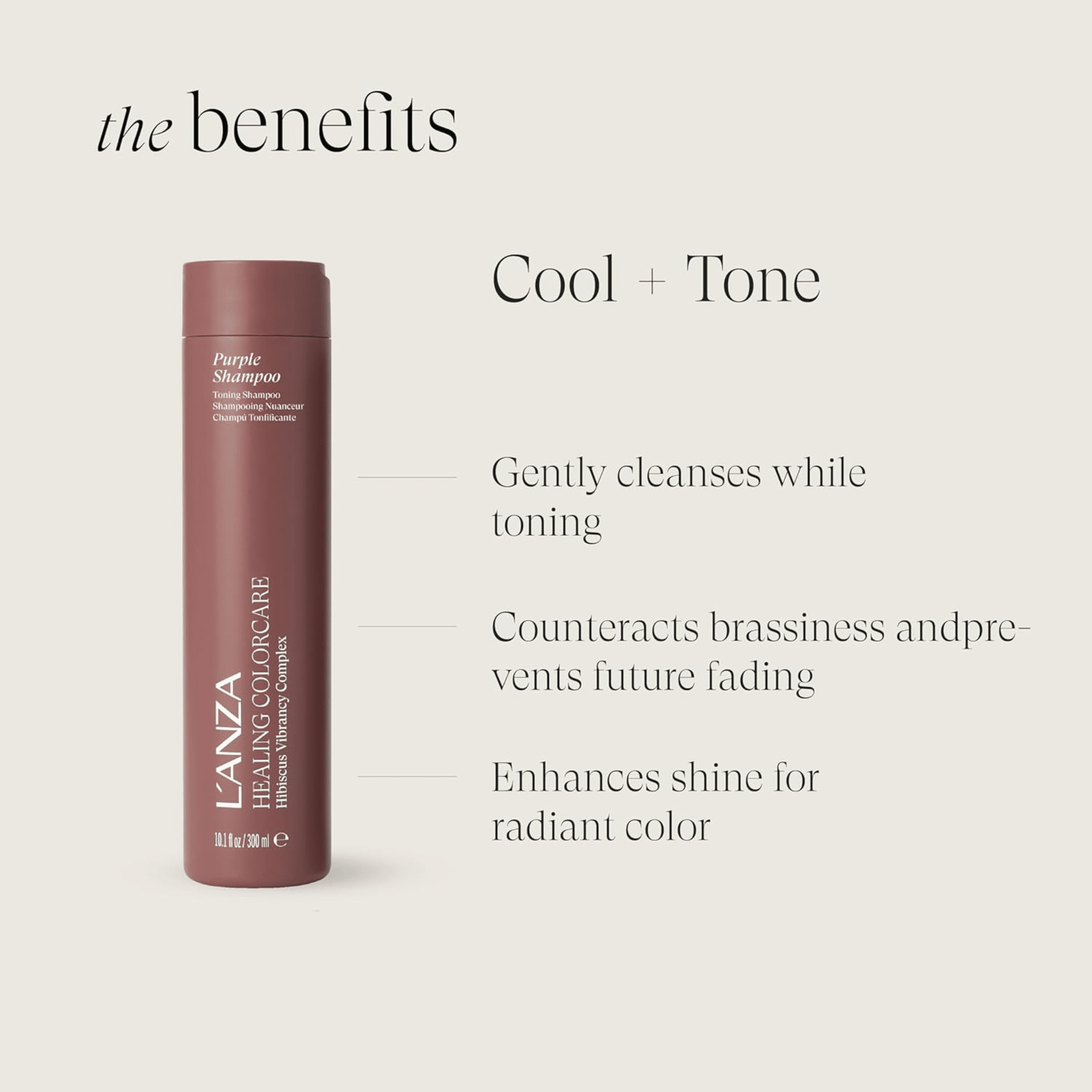 L'Anza. Healing Color Care Shampoing Violet - 300 ml - Concept C. Shop