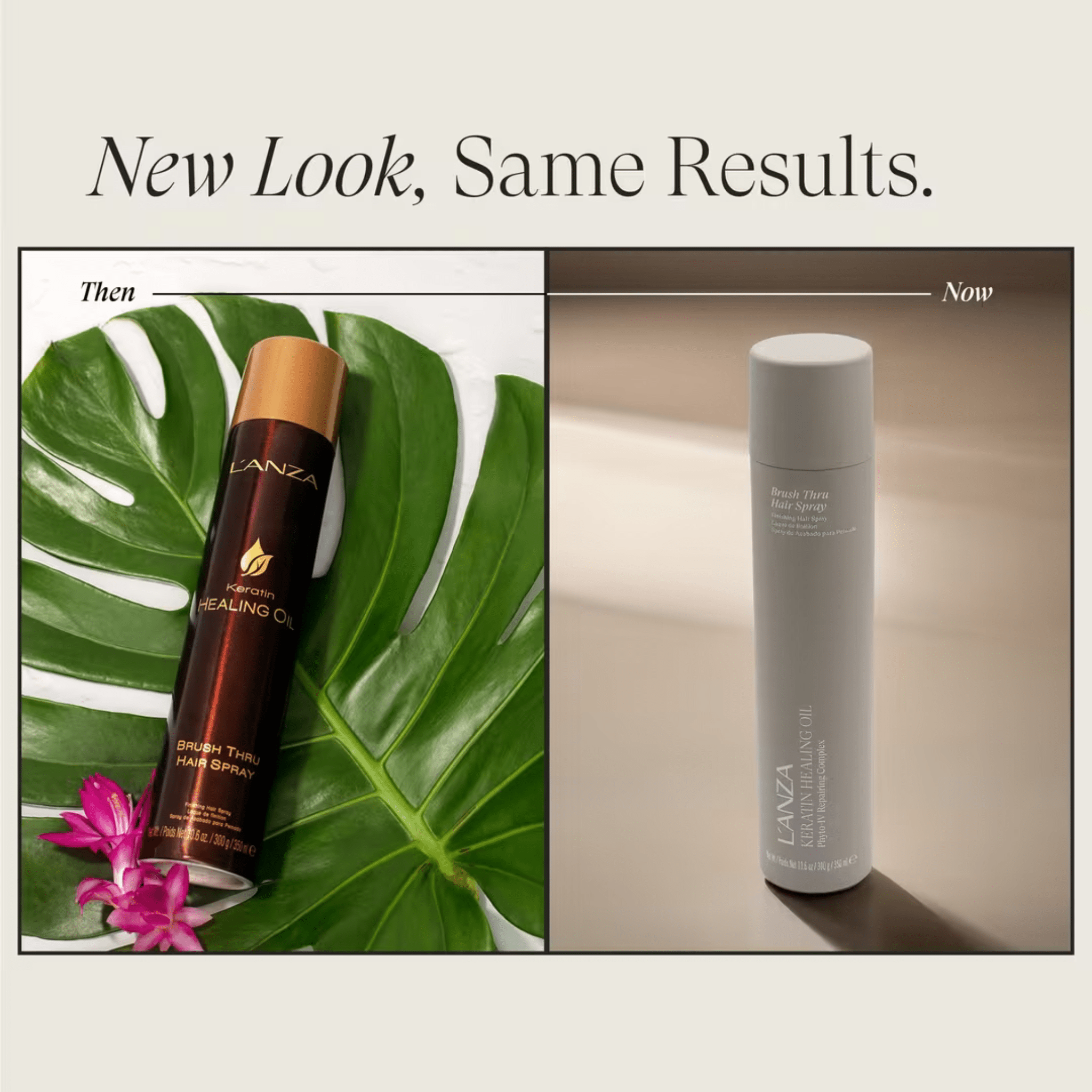 L'Anza. Keratin Healing Oil Laque De Finition Brush Thru Complexe Réparateur Phyto - IV - 350 ml - Concept C. Shop