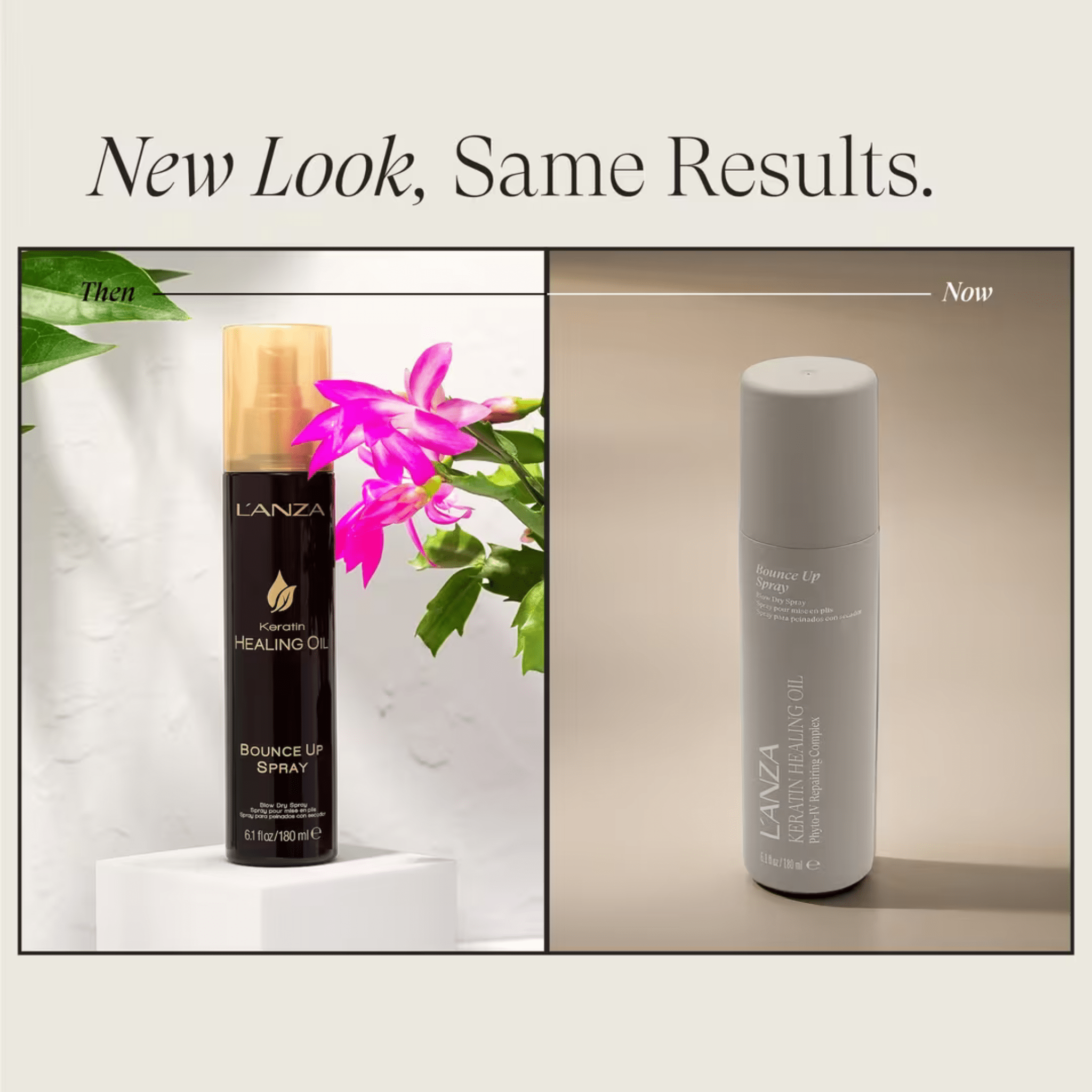 L'Anza. Keratin Healing Oil Spray Bounce Up Complexe Réparateur Phyto - IV - 180 ml - Concept C. Shop